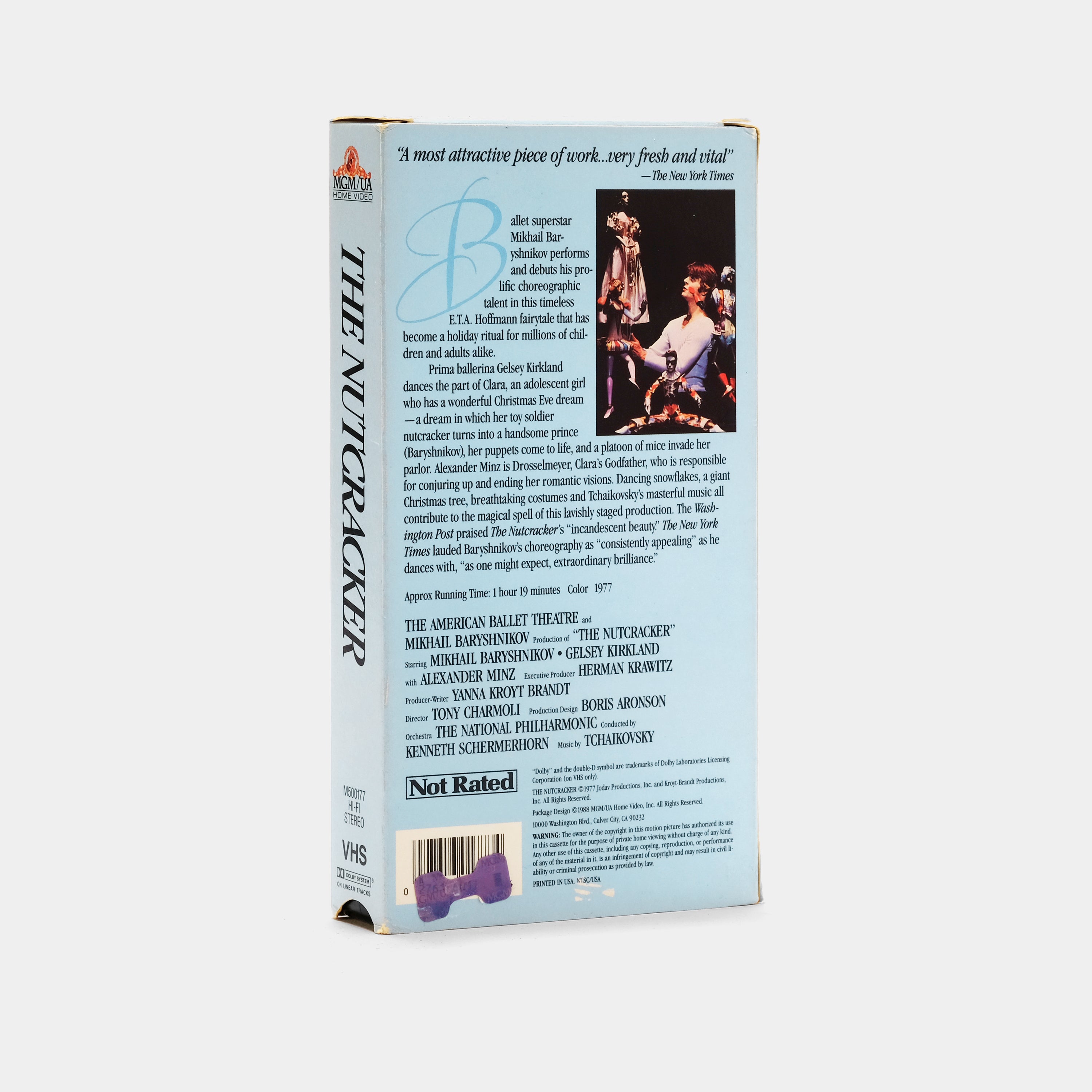 The Nutcracker VHS Tape