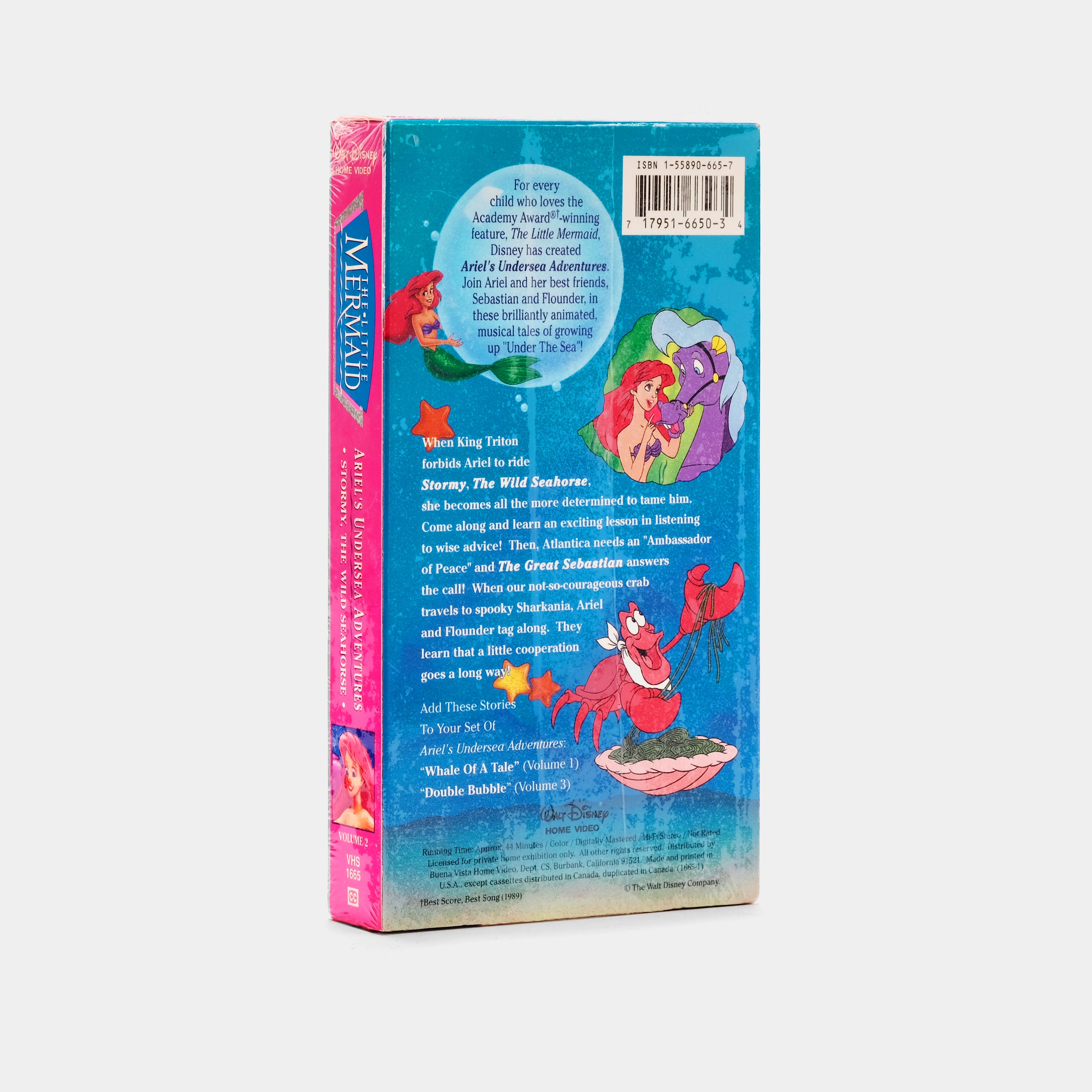 The Little Mermaid: Ariel's Undersea Adventures Vol. 2 (Sealed) VHS Tape