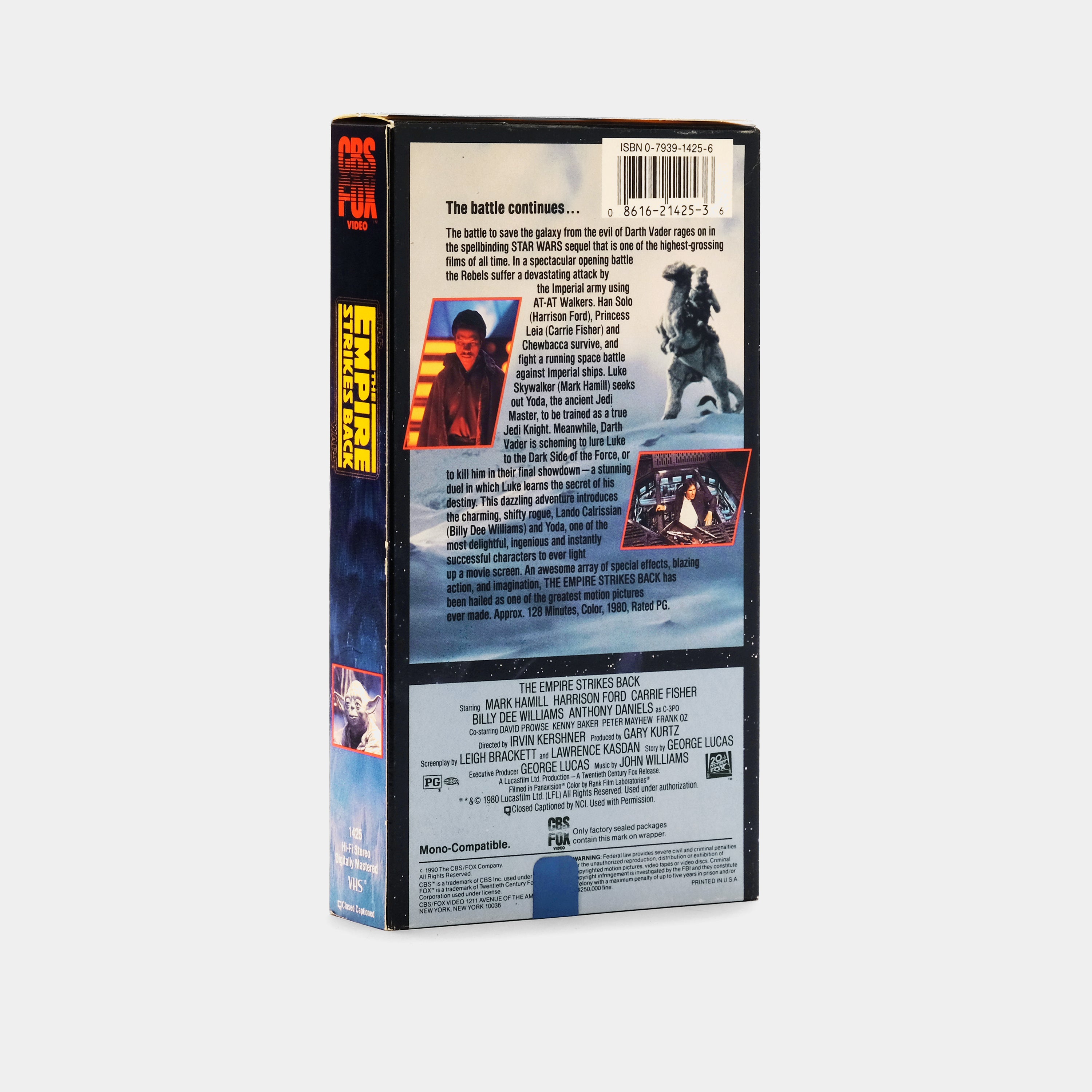 Star Wars: Episode V - The Empire Strikes Back VHS Tape