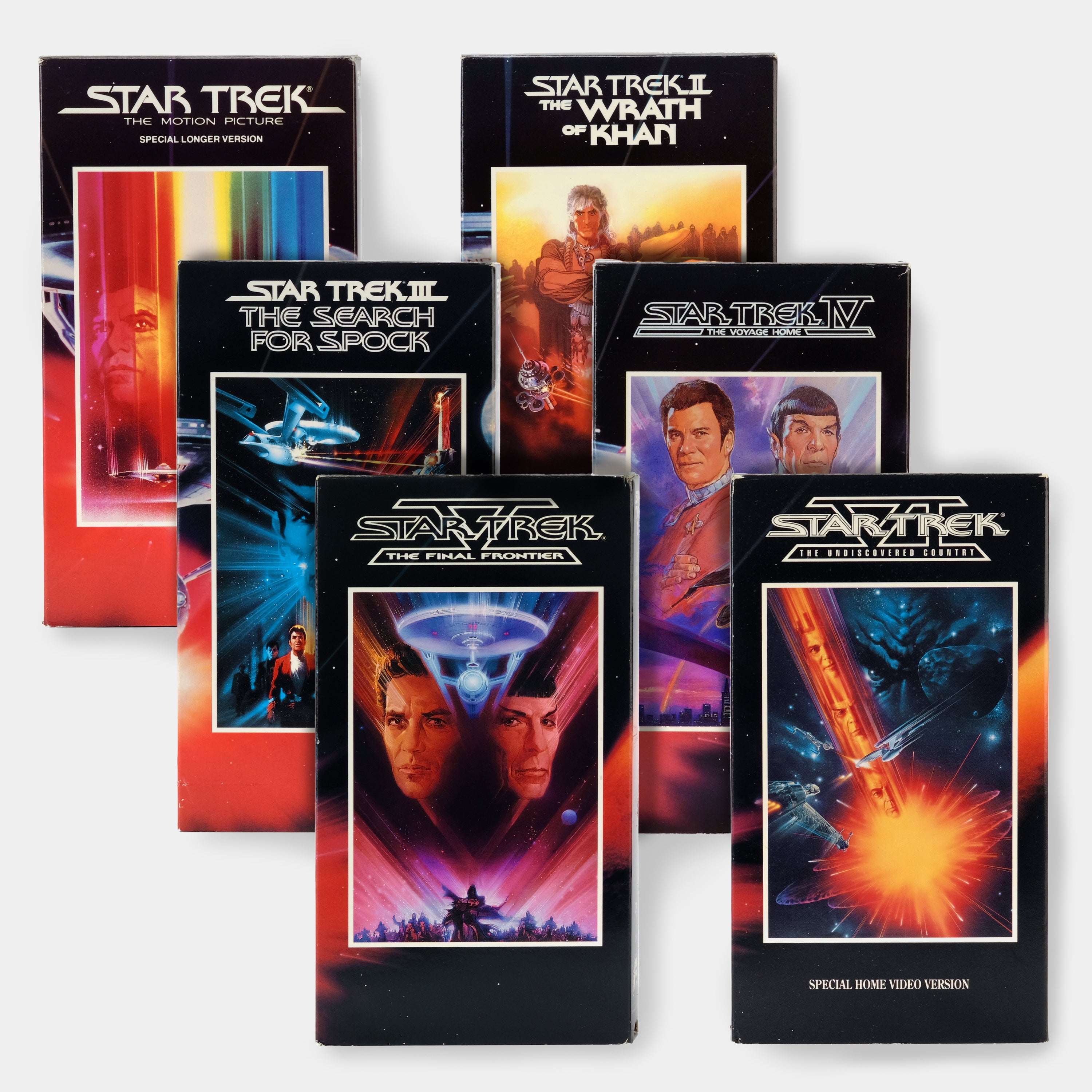 Star Trek: The Movie Collection VHS Tape Set