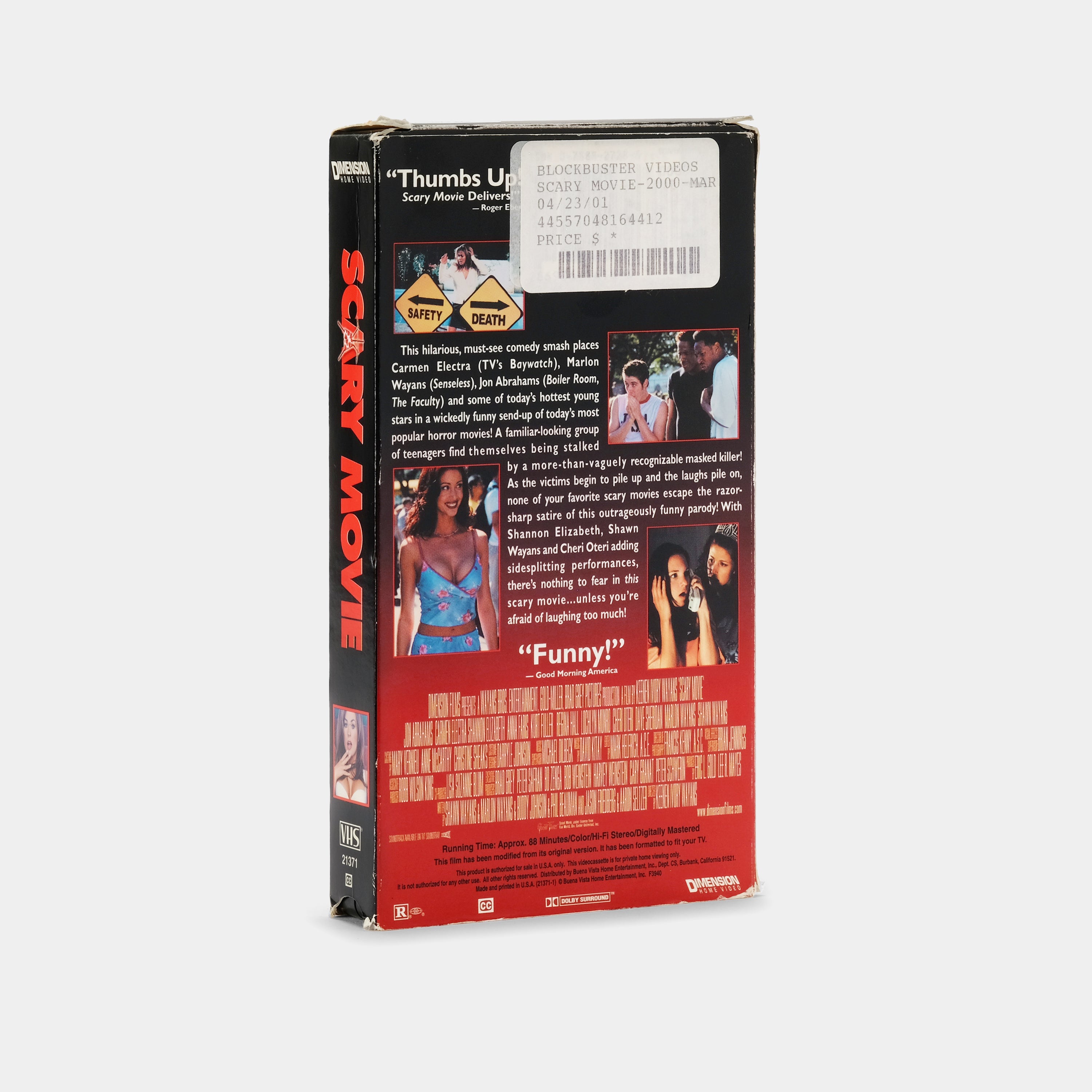 Scary Movie VHS Tape