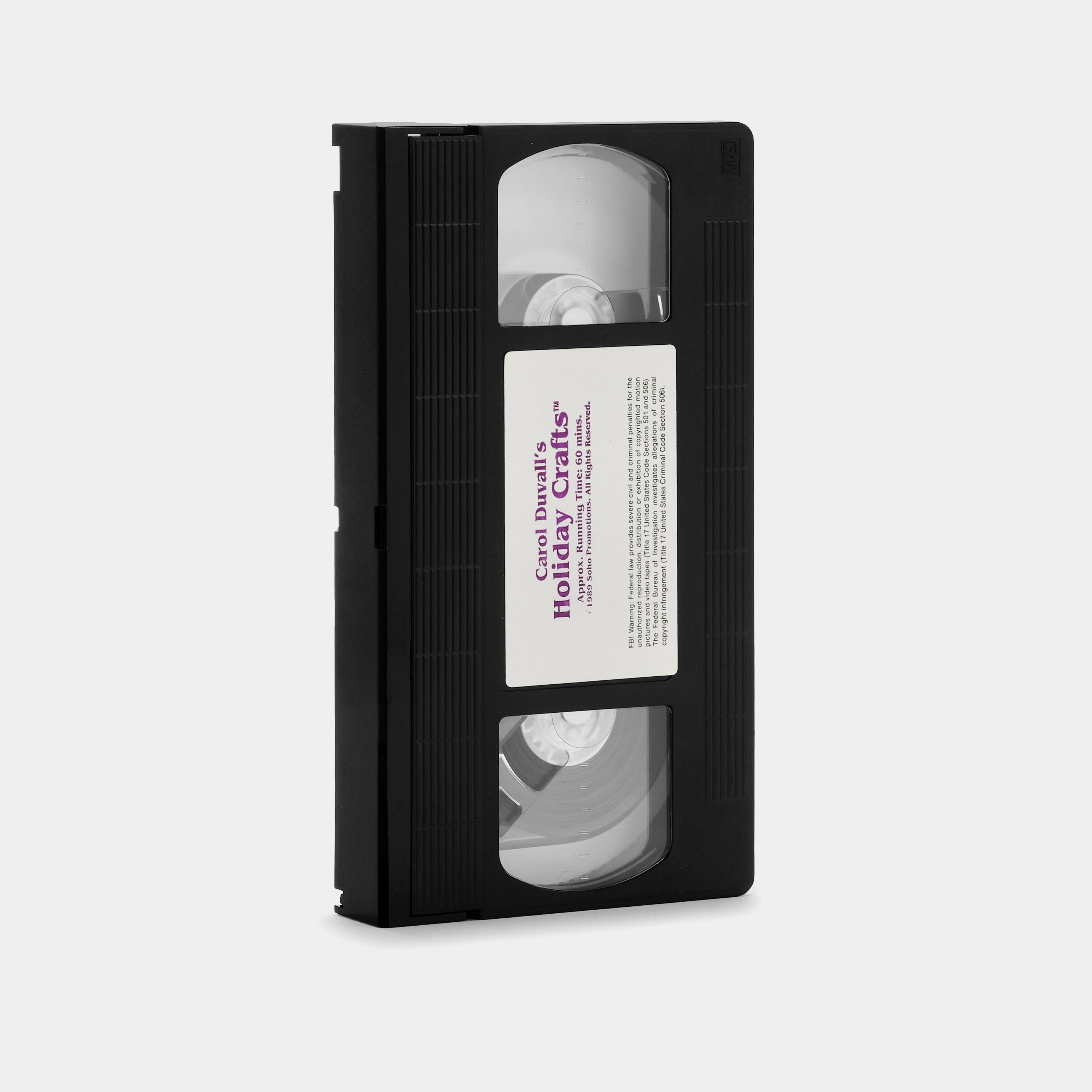Carol Duvall's Holiday Crafts VHS Tape