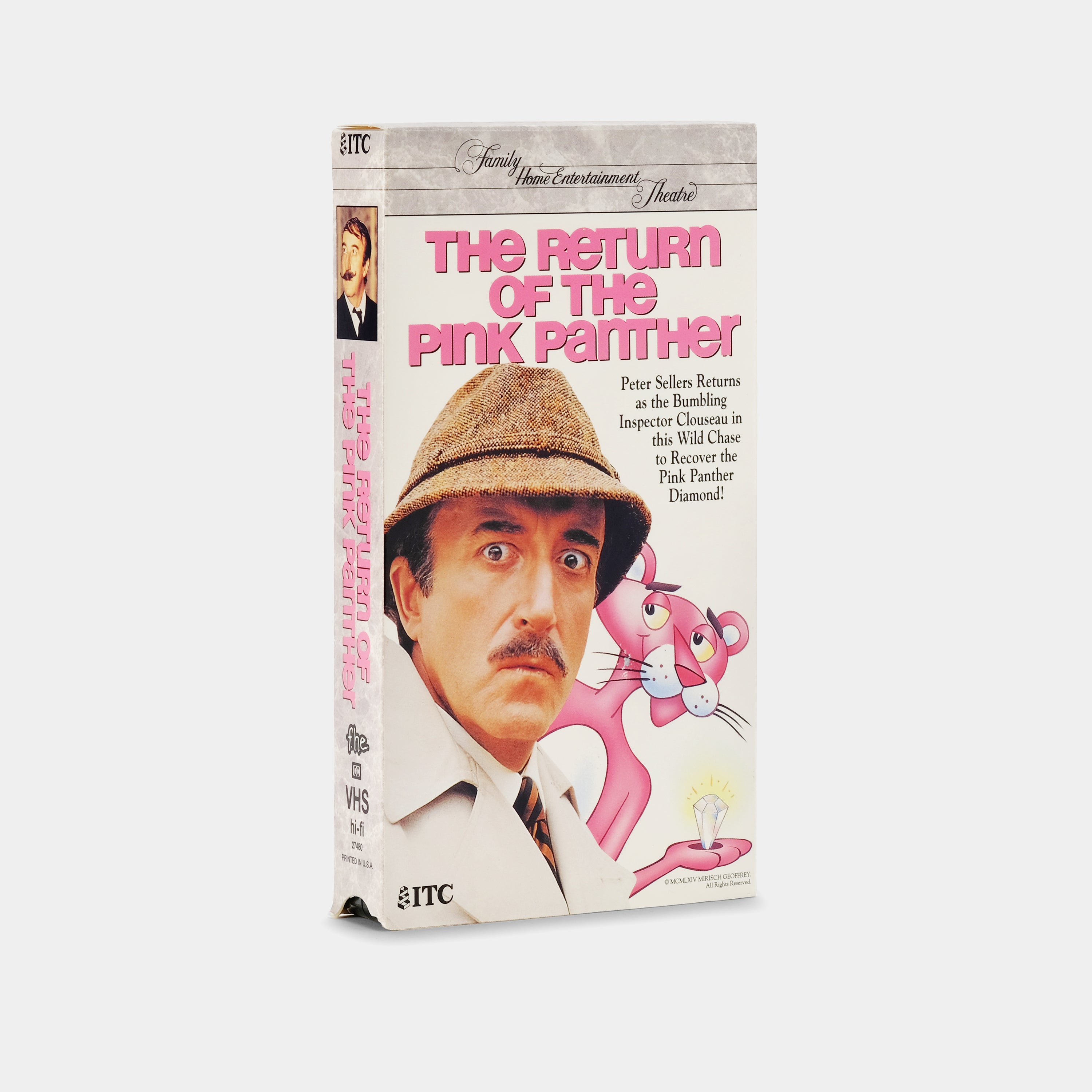 The Return of the Pink Panther VHS Tape