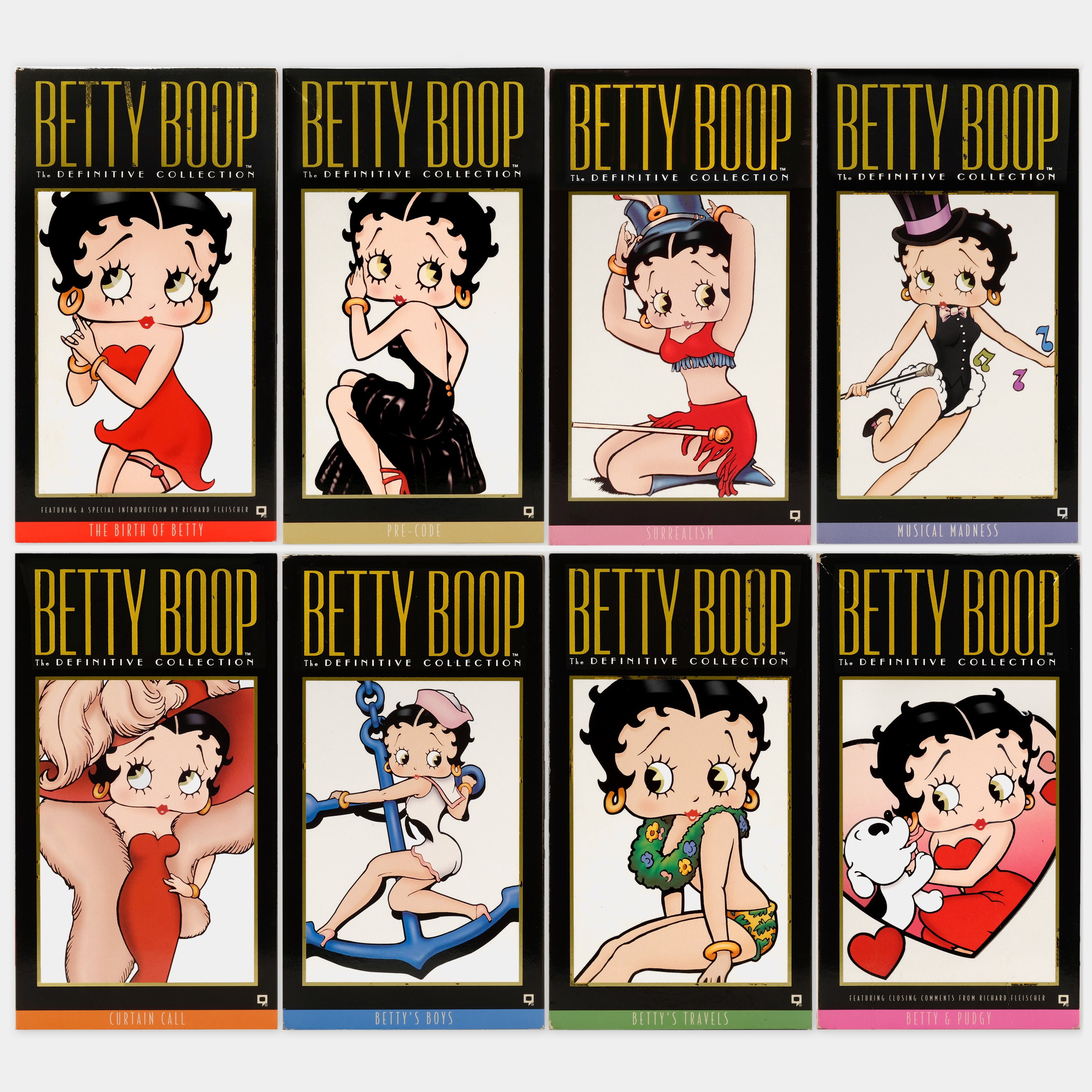 Betty Boop: The Definitive Collection VHS Tape Set