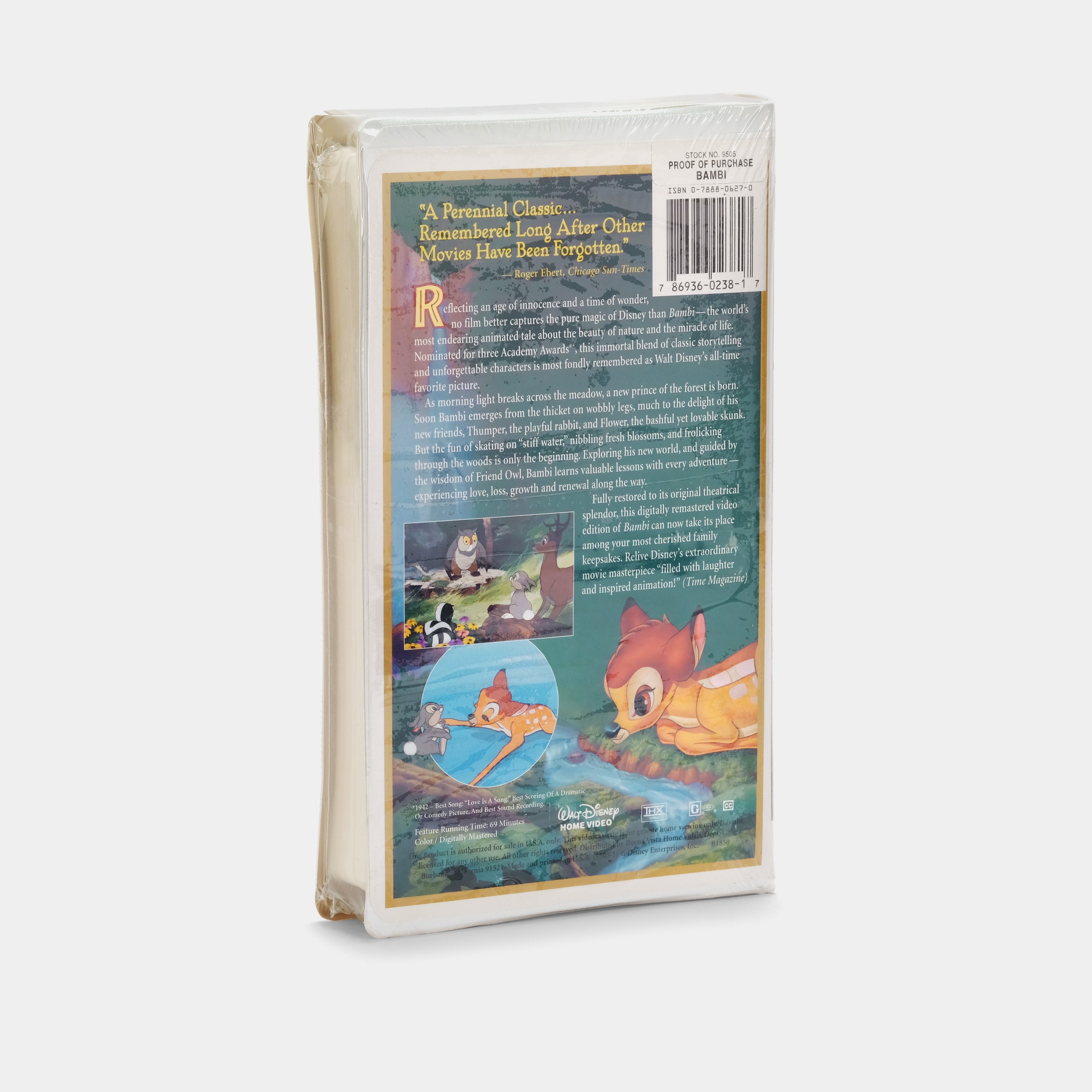 Disney's Bambi (Sealed) VHS Tape