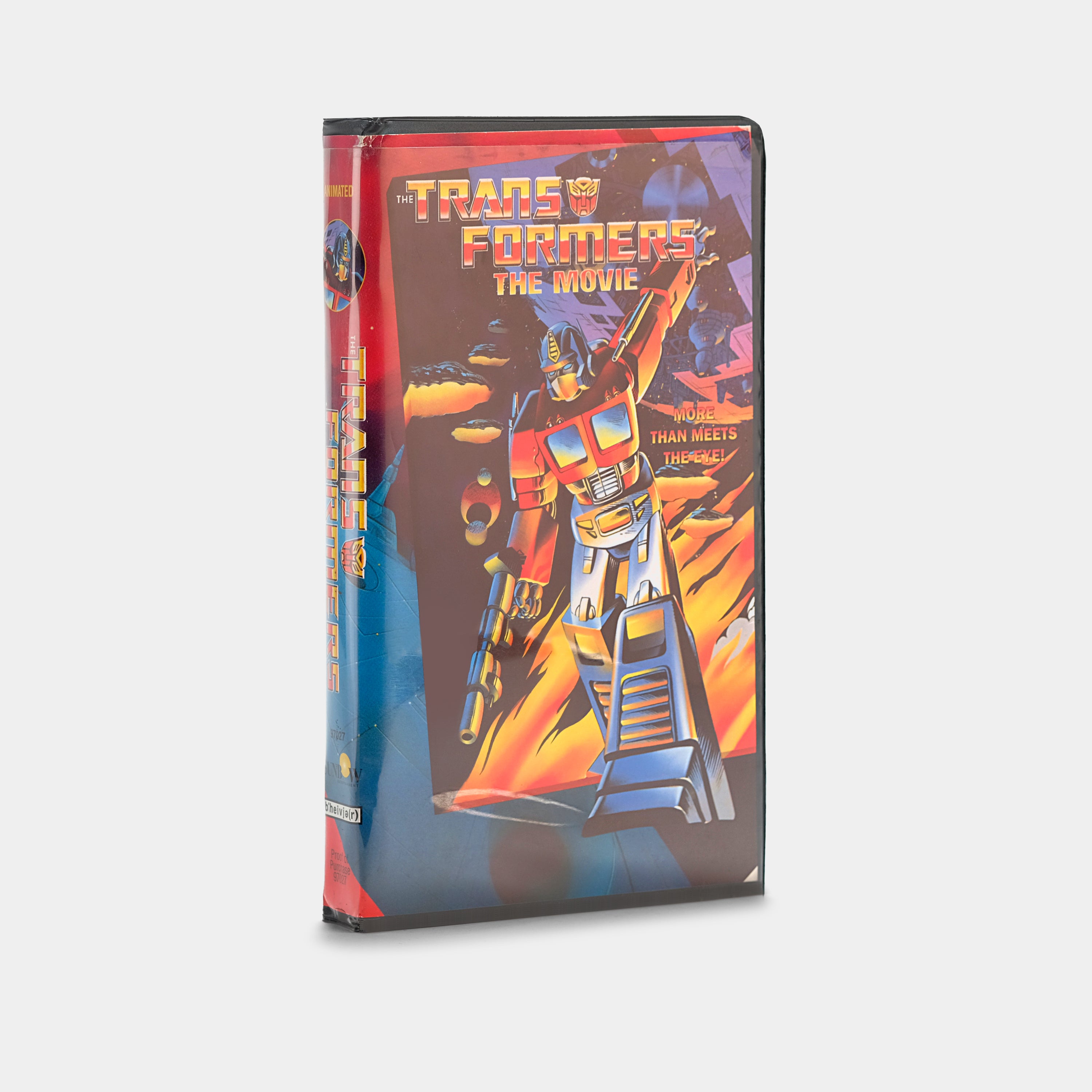 The Transformers: The Movie VHS Tape