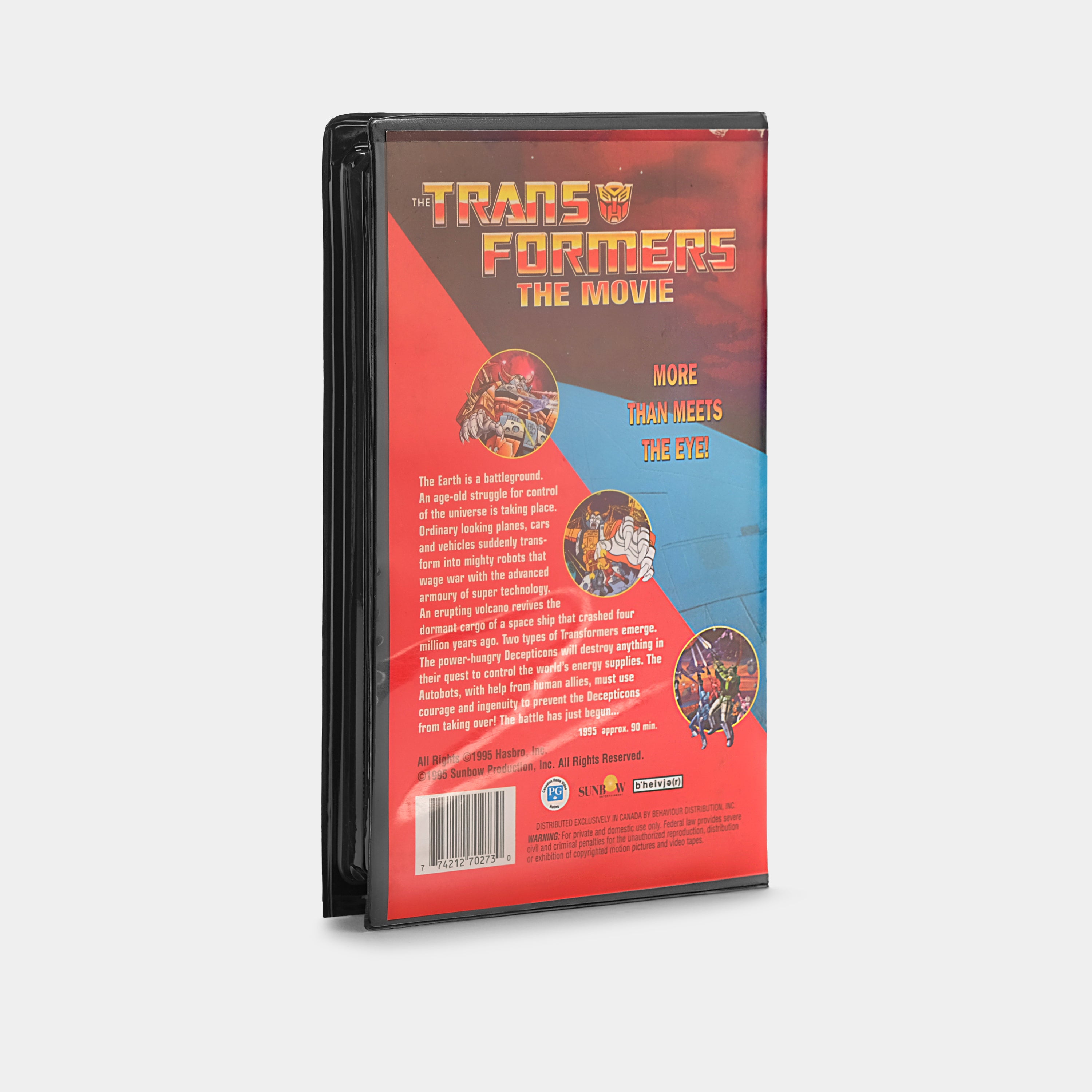 The Transformers: The Movie VHS Tape