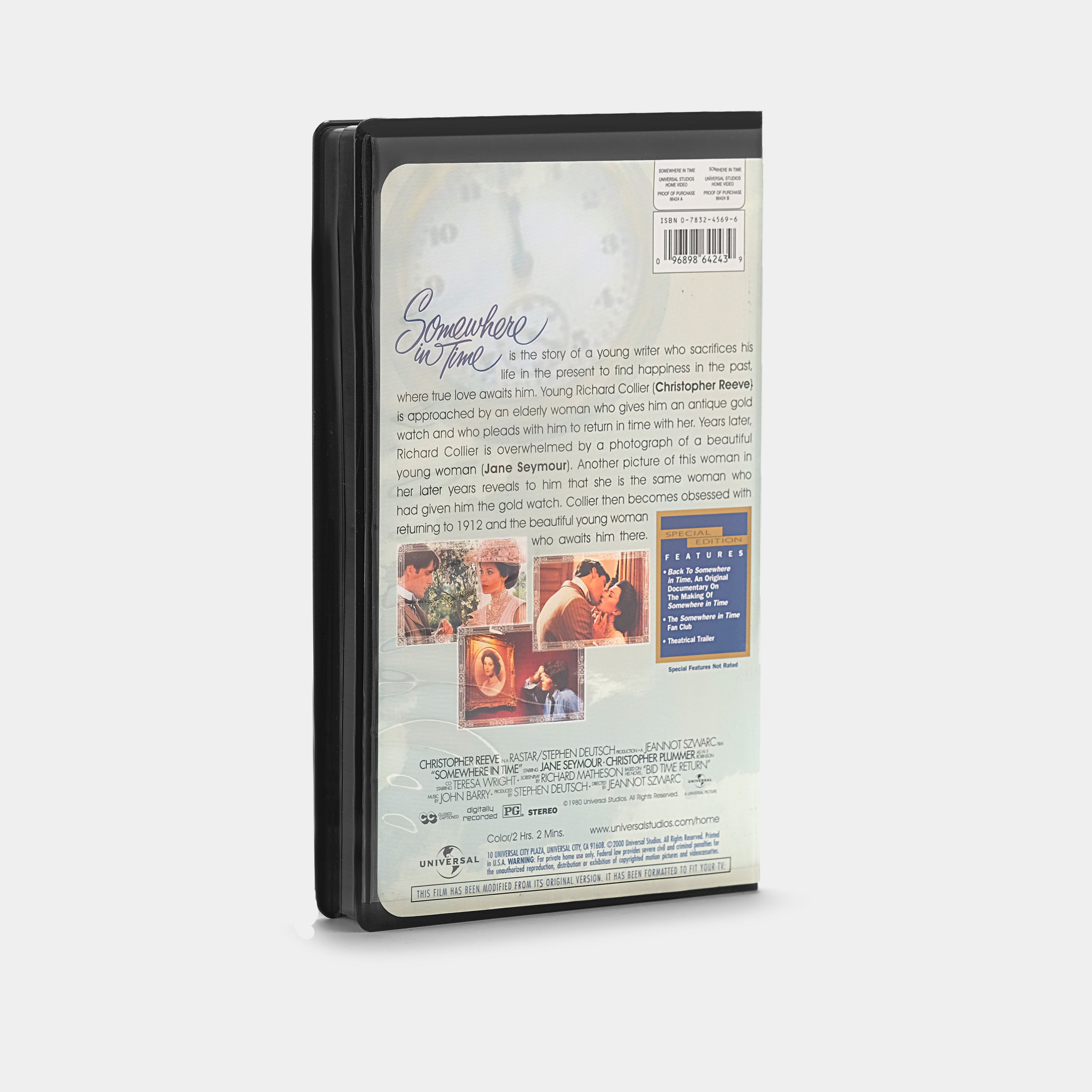 Somewhere In Time VHS Tape