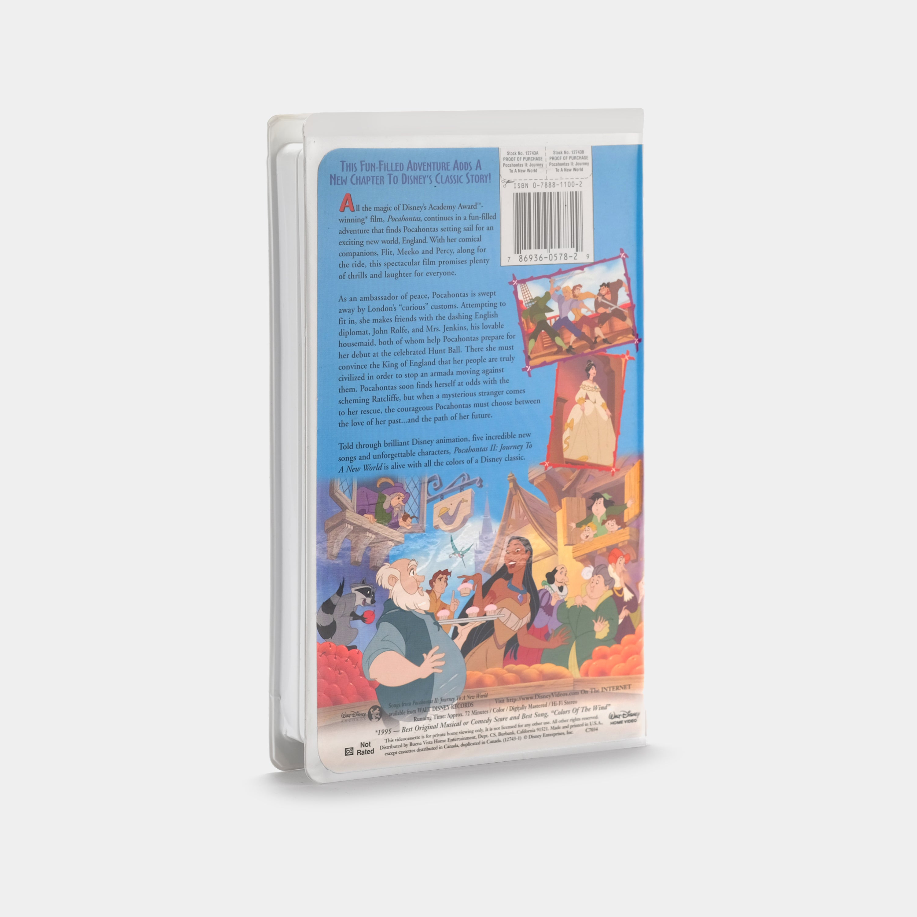Pocahontas II: Journey To A New World VHS Tape