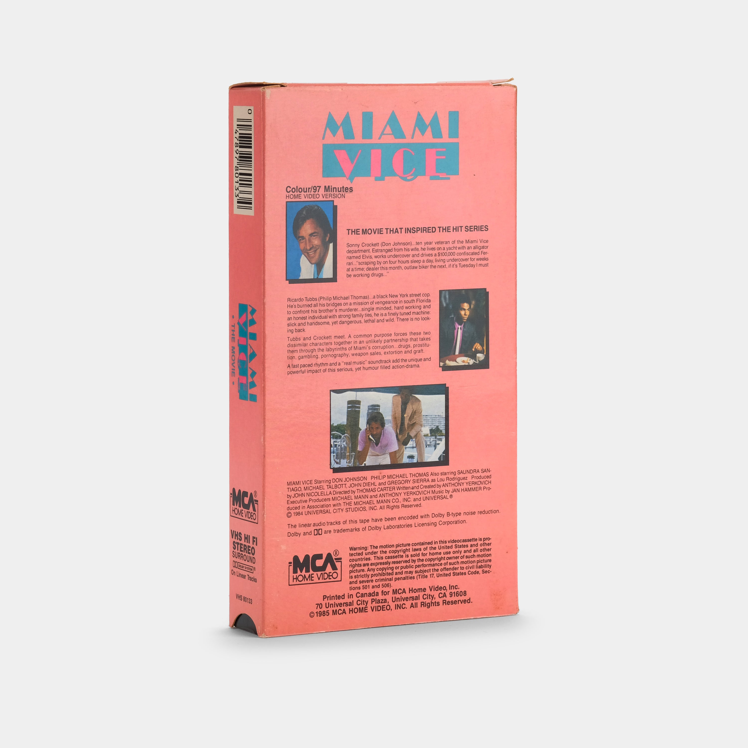 Miami Vice VHS Tape
