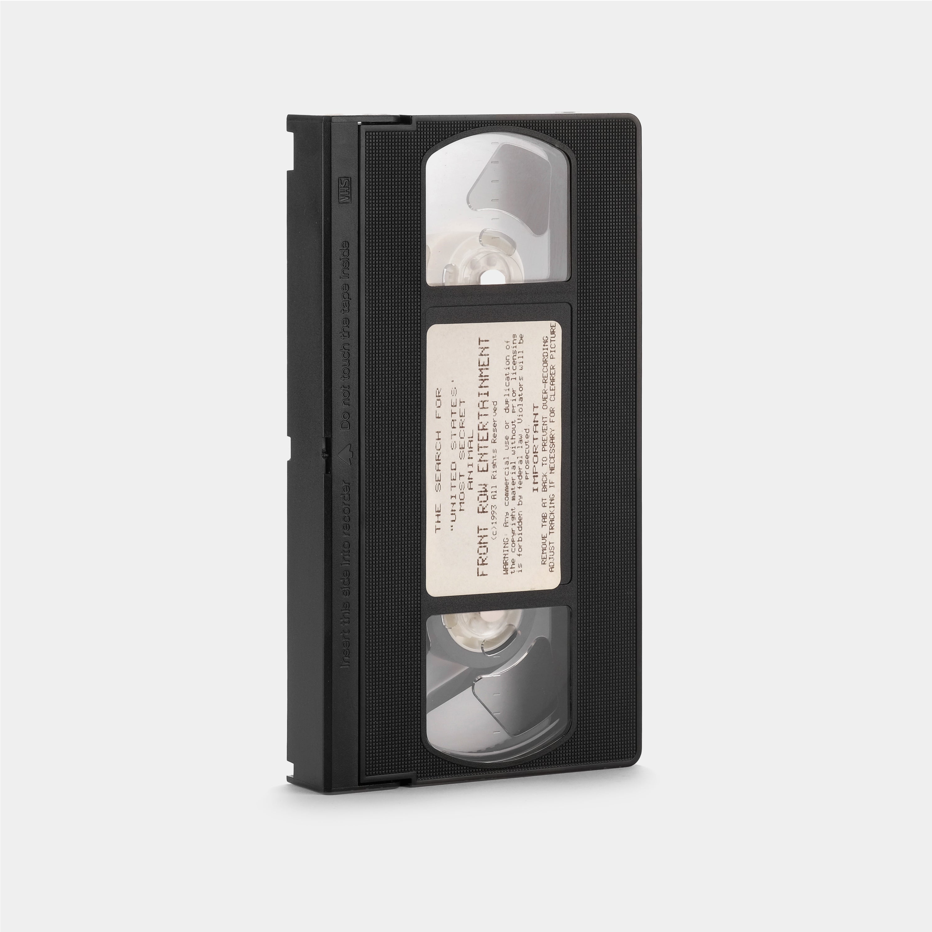 The Search for United States' Most Secret Animal VHS Tape