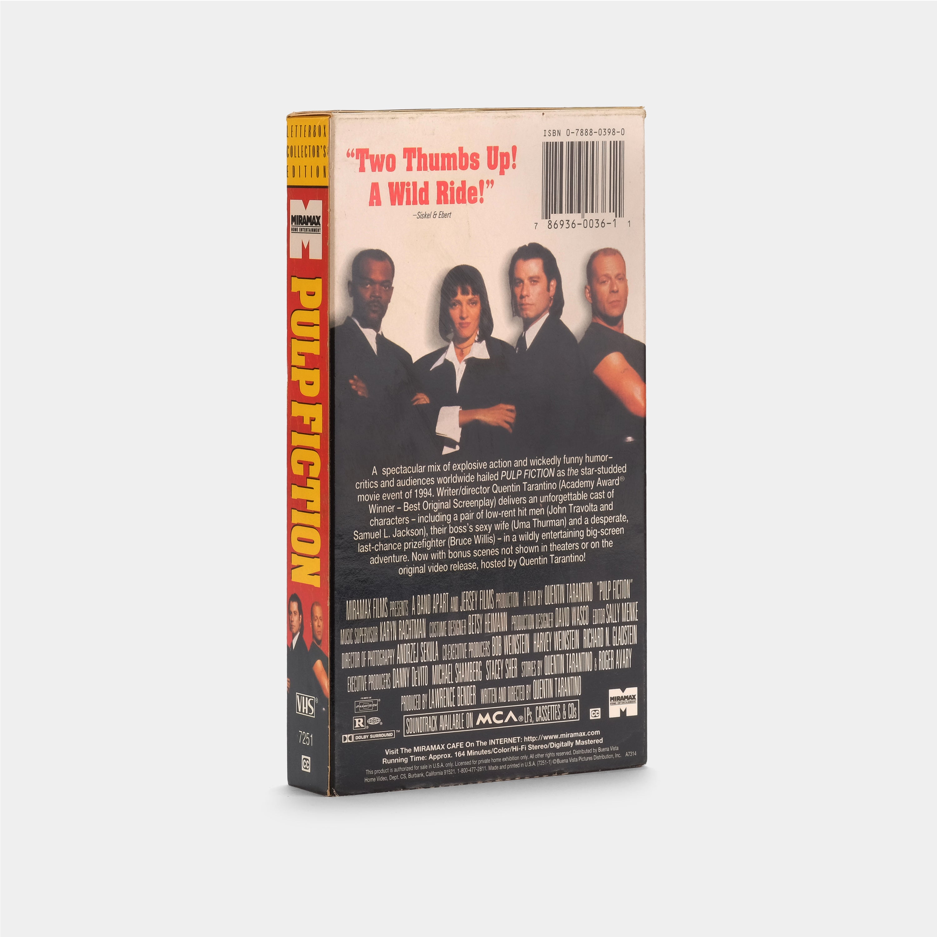 Pulp Fiction VHS Tape