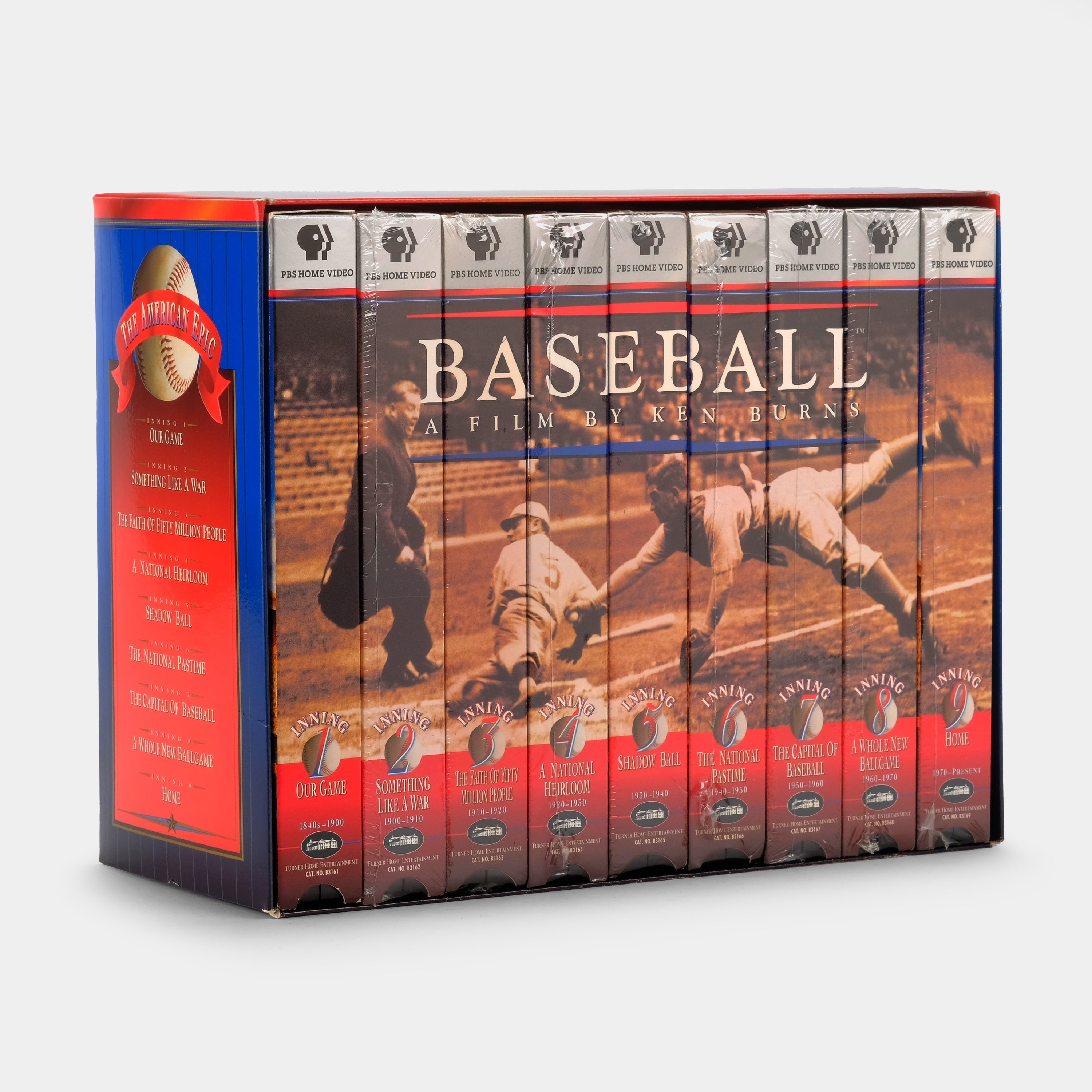 Baseball: A Film By Ken Burns (Partially Sealed) 9-VHS Tape Set