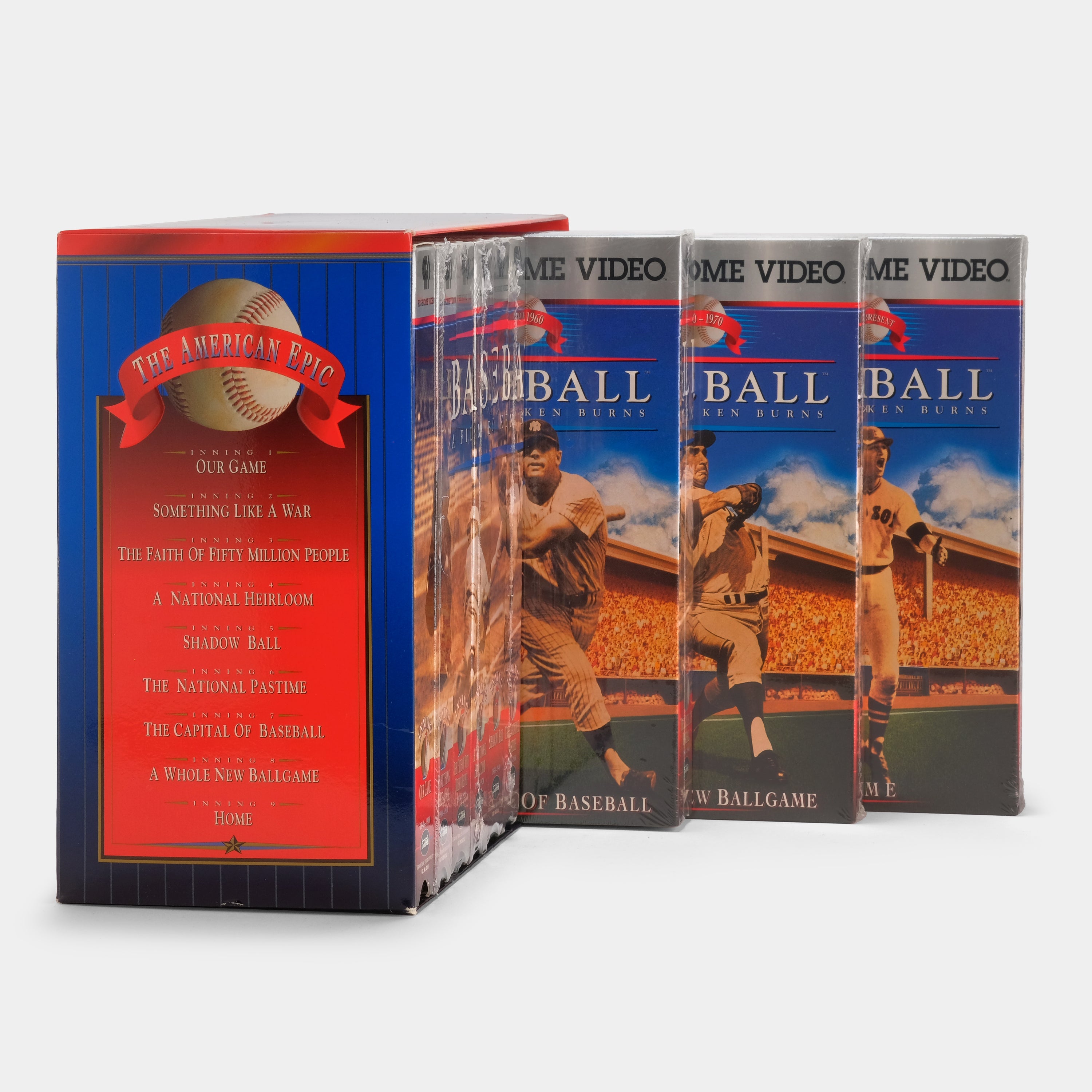 Baseball: A Film By Ken Burns (Partially Sealed) 9-VHS Tape Set