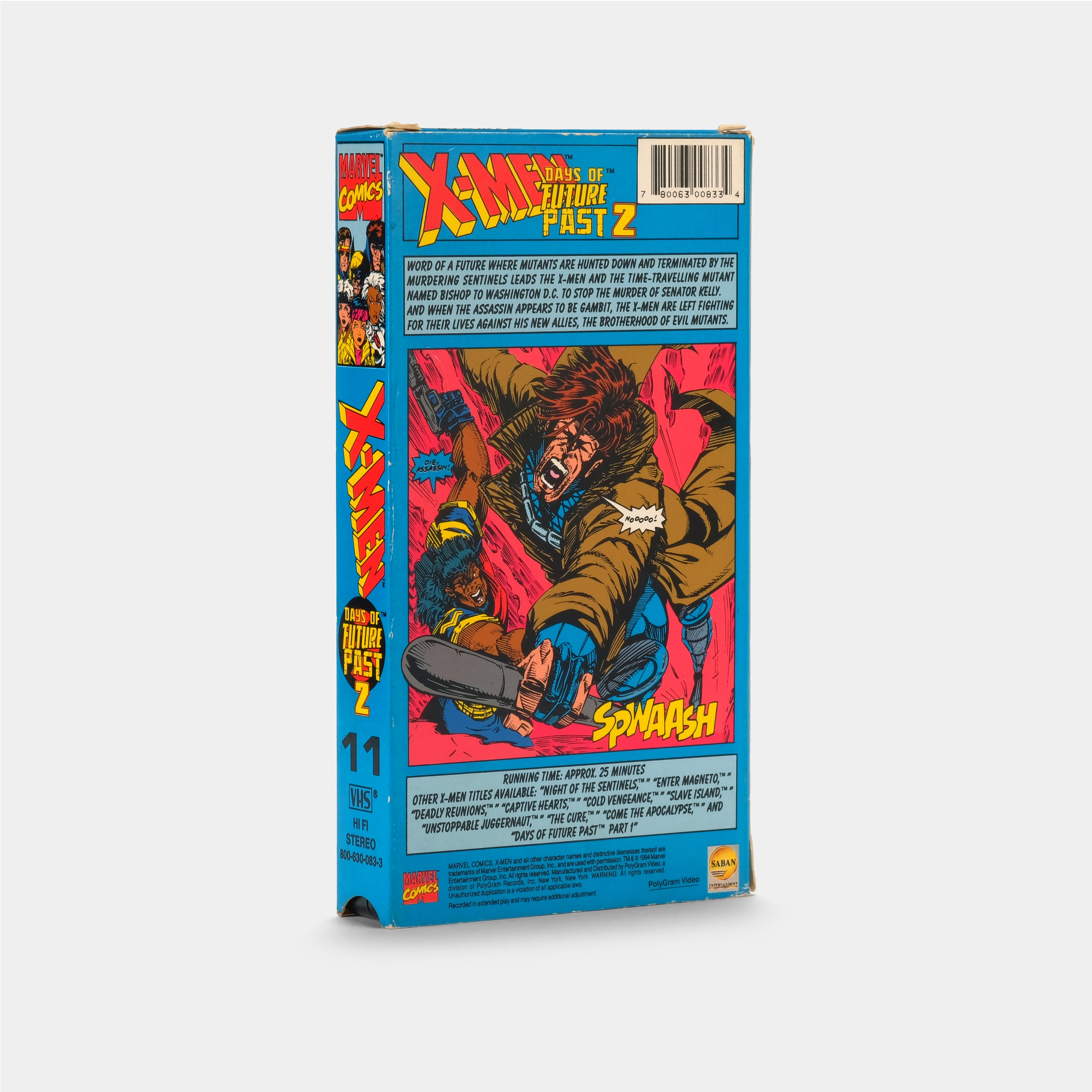 X-Men: Days of Future Past 2 VHS Tape