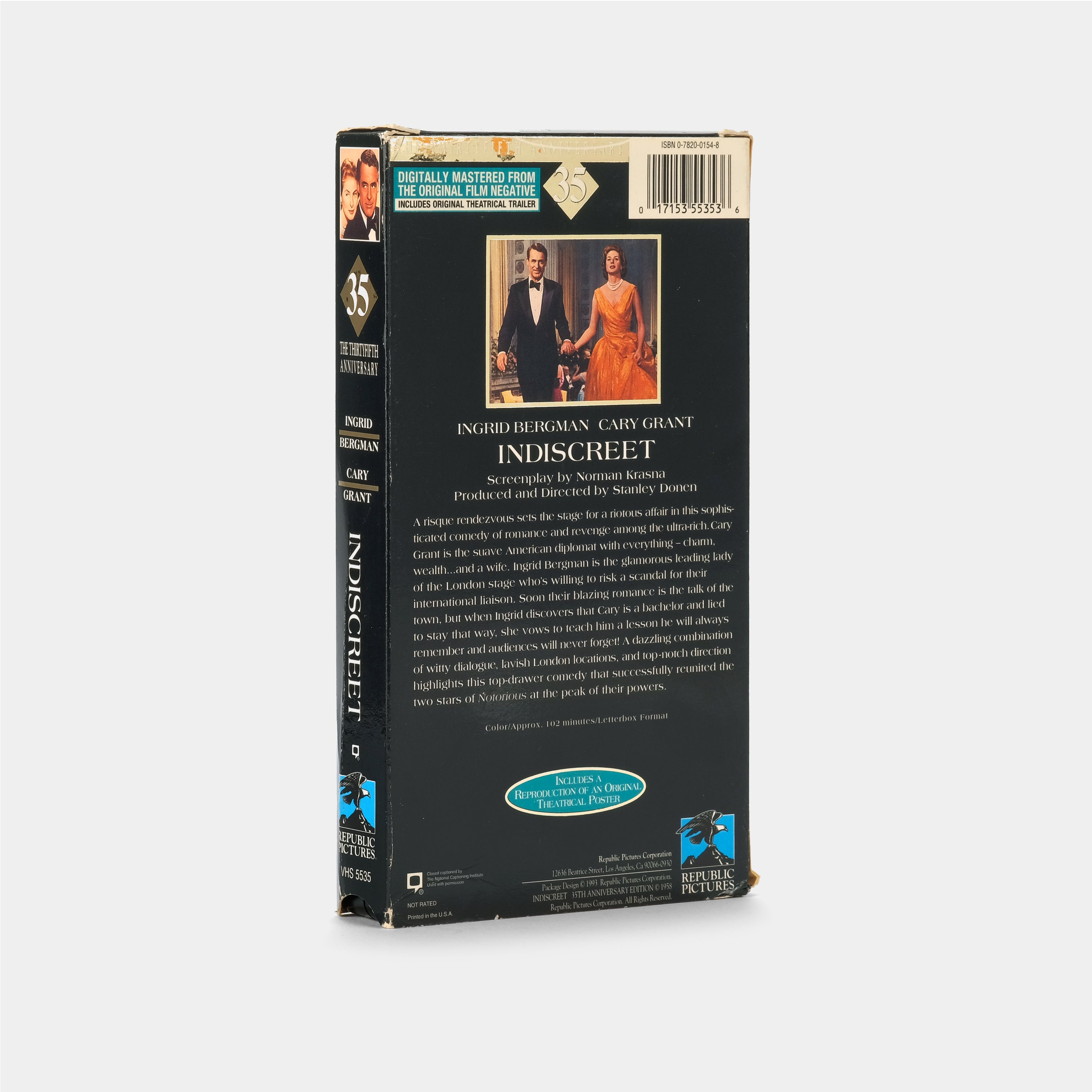 Indiscreet VHS Tape