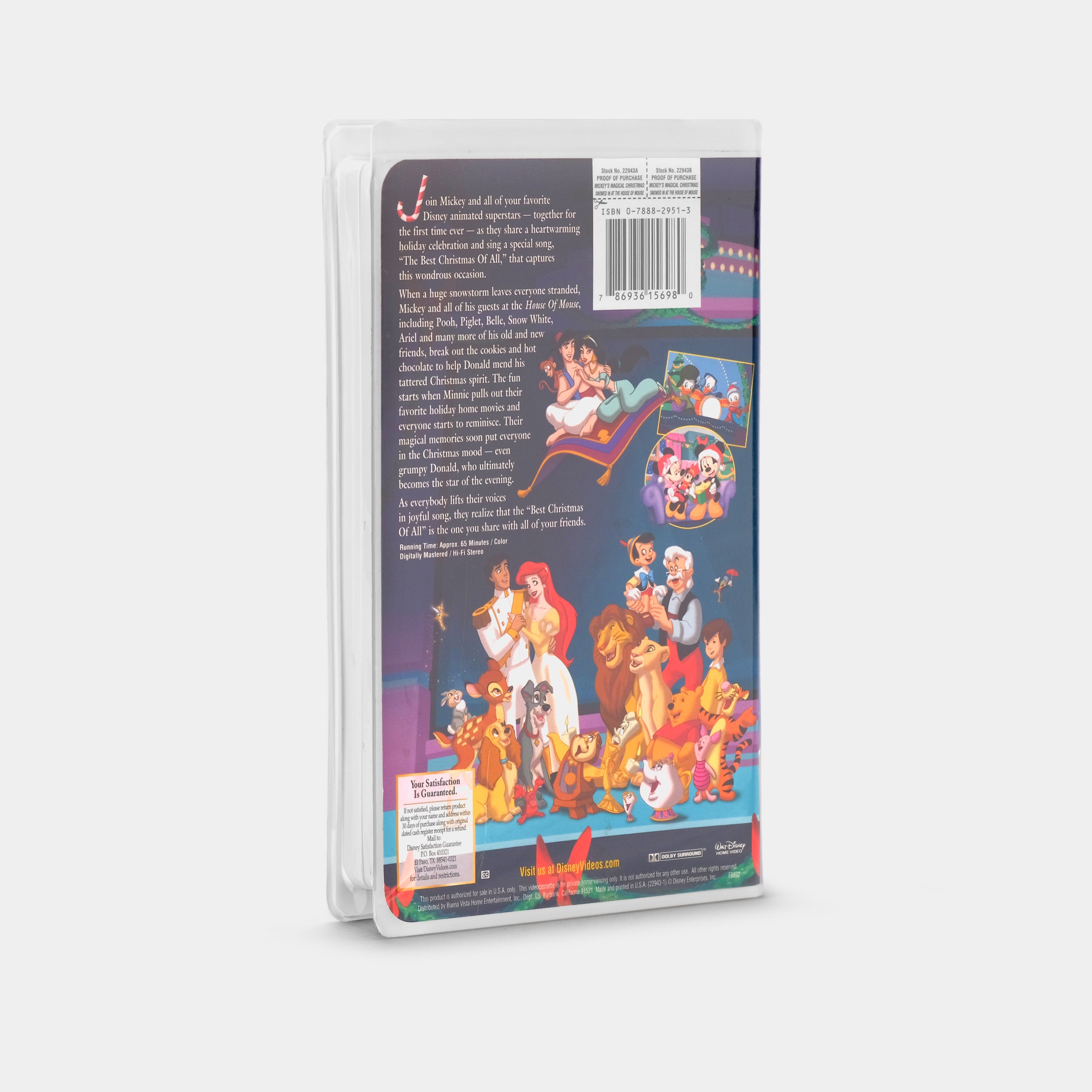 Disney's Mickey's Magical Christmas: Snowed In at the House of Mouse VHS Tape