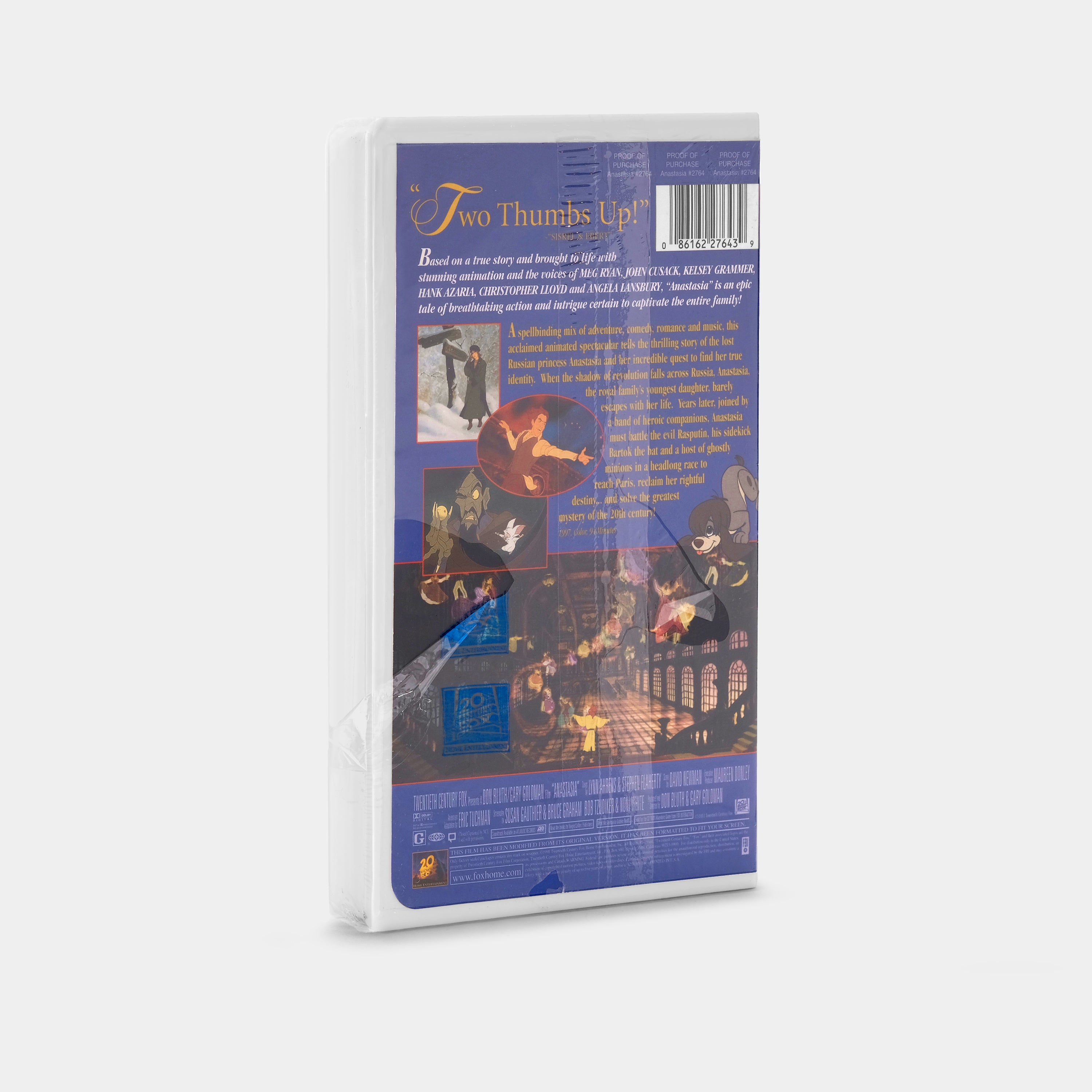 Anastasia (Sealed) VHS Tape