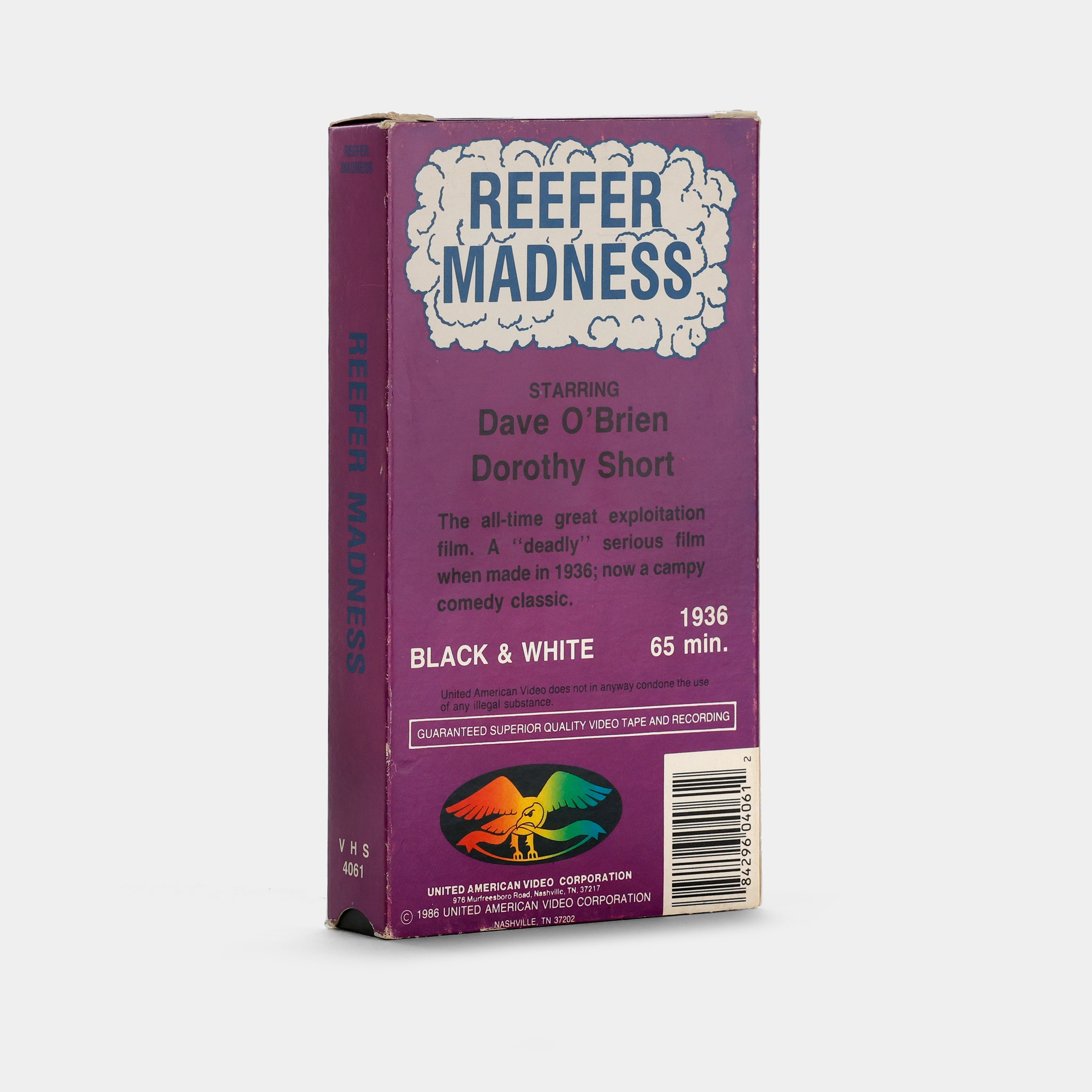 Reefer Madness VHS Tape