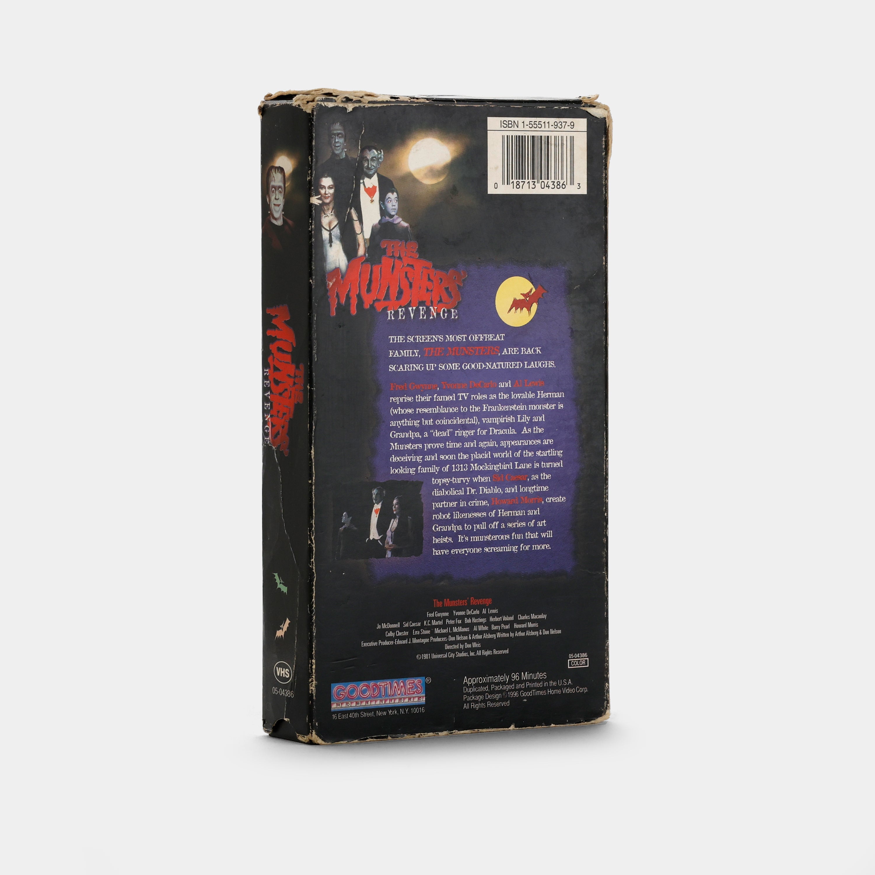 The Munsters' Revenge VHS Tape