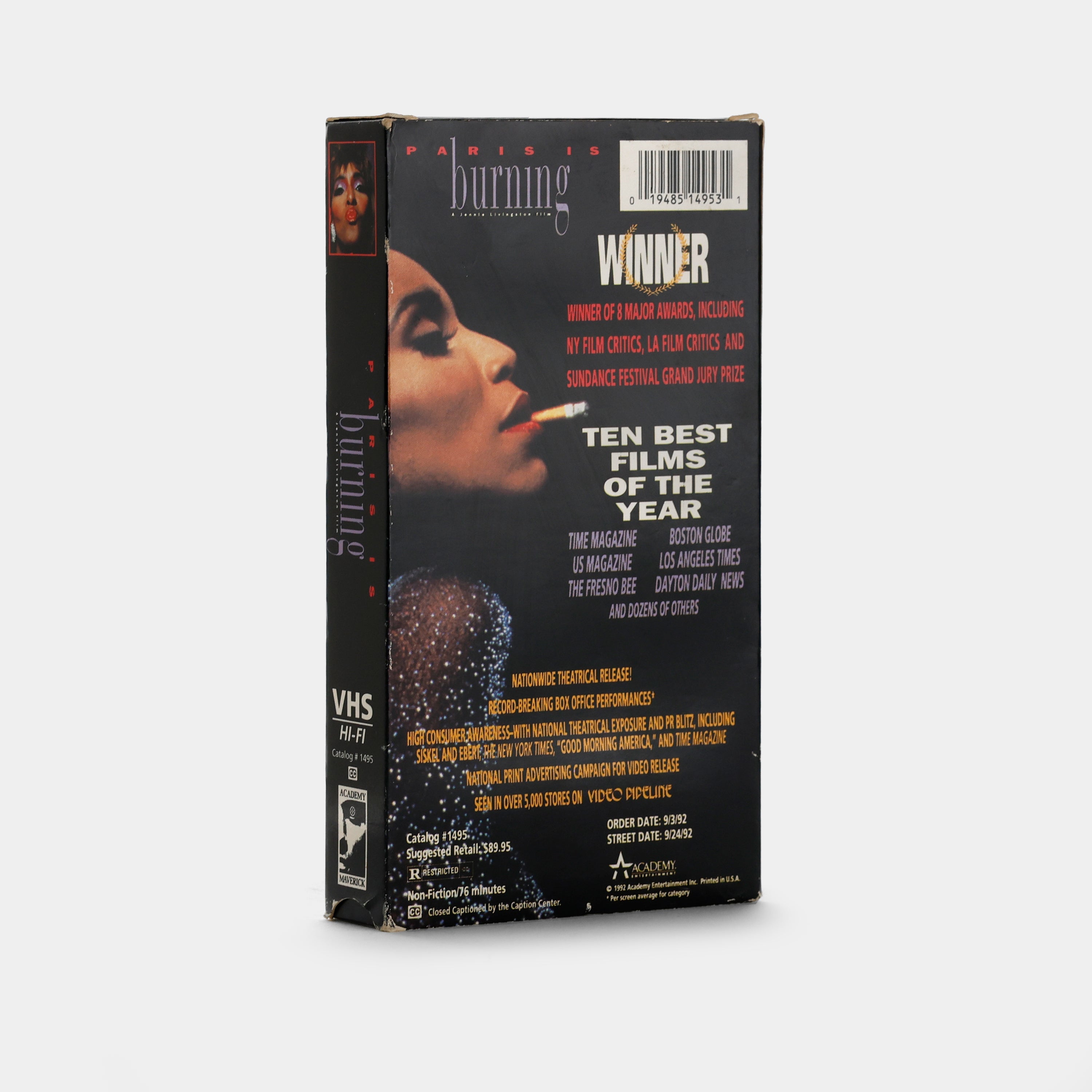 Paris Is Burning VHS Tape