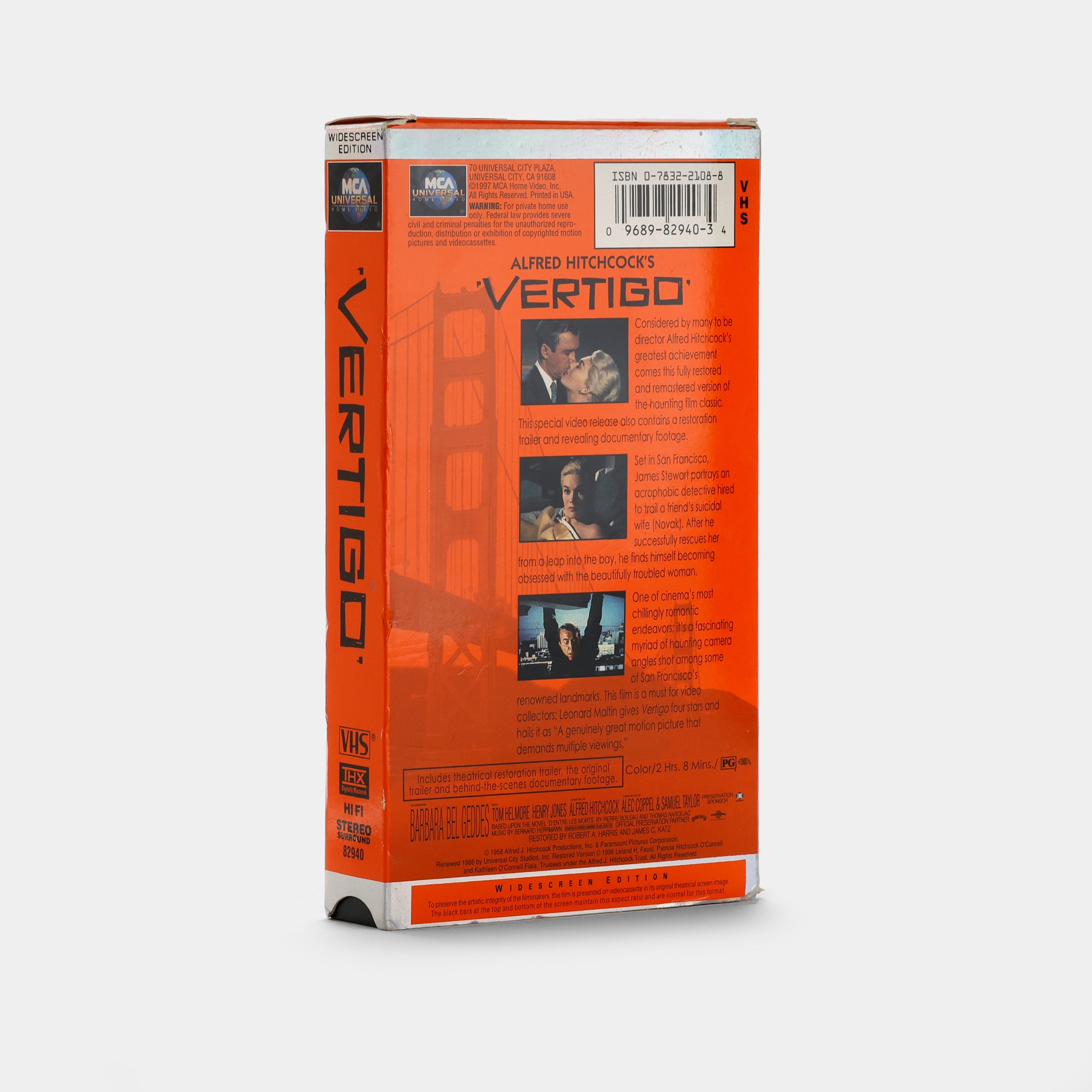 Vertigo VHS Tape