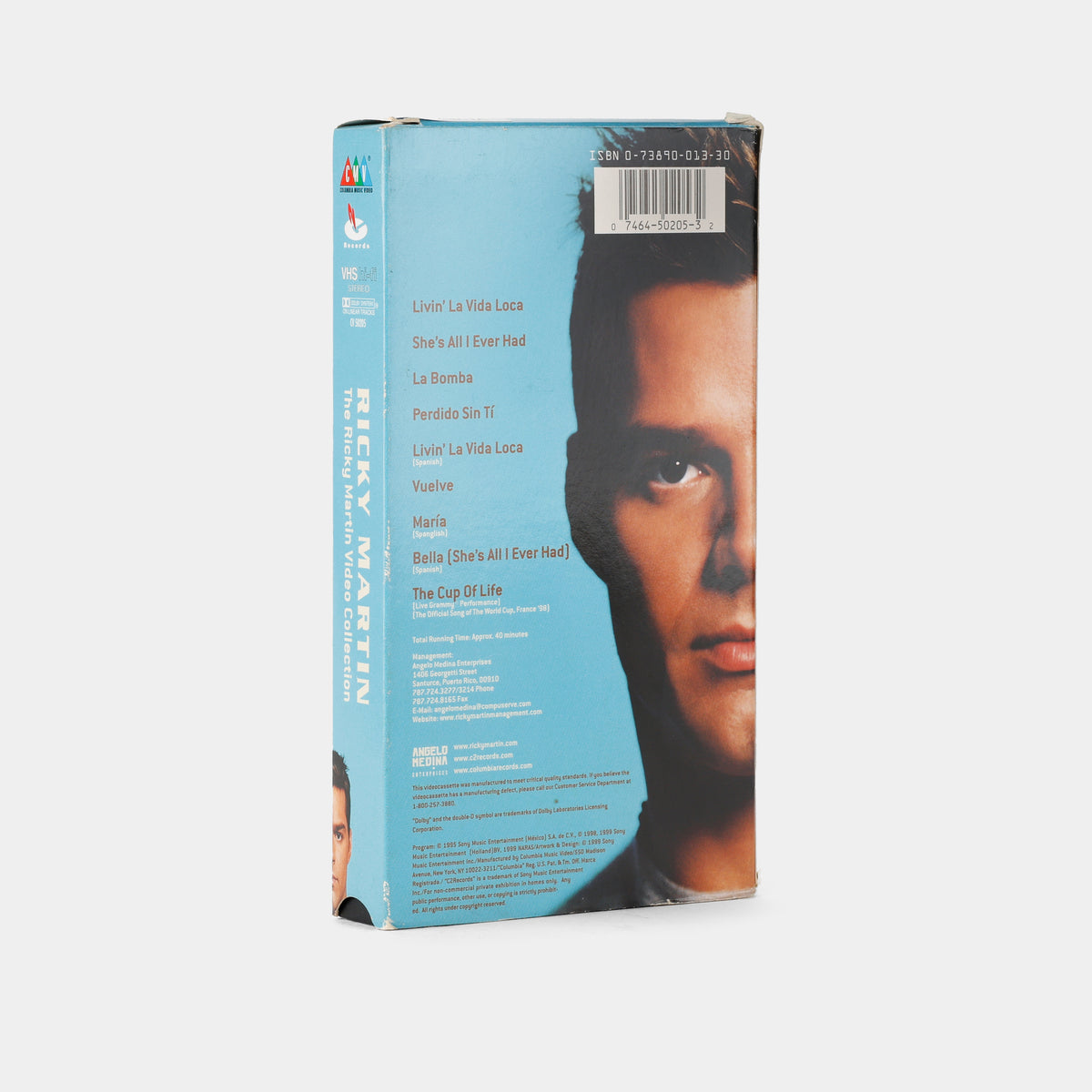 Ricky Martin: The Ricky Martin Video Collection VHS Tape – Retrospekt