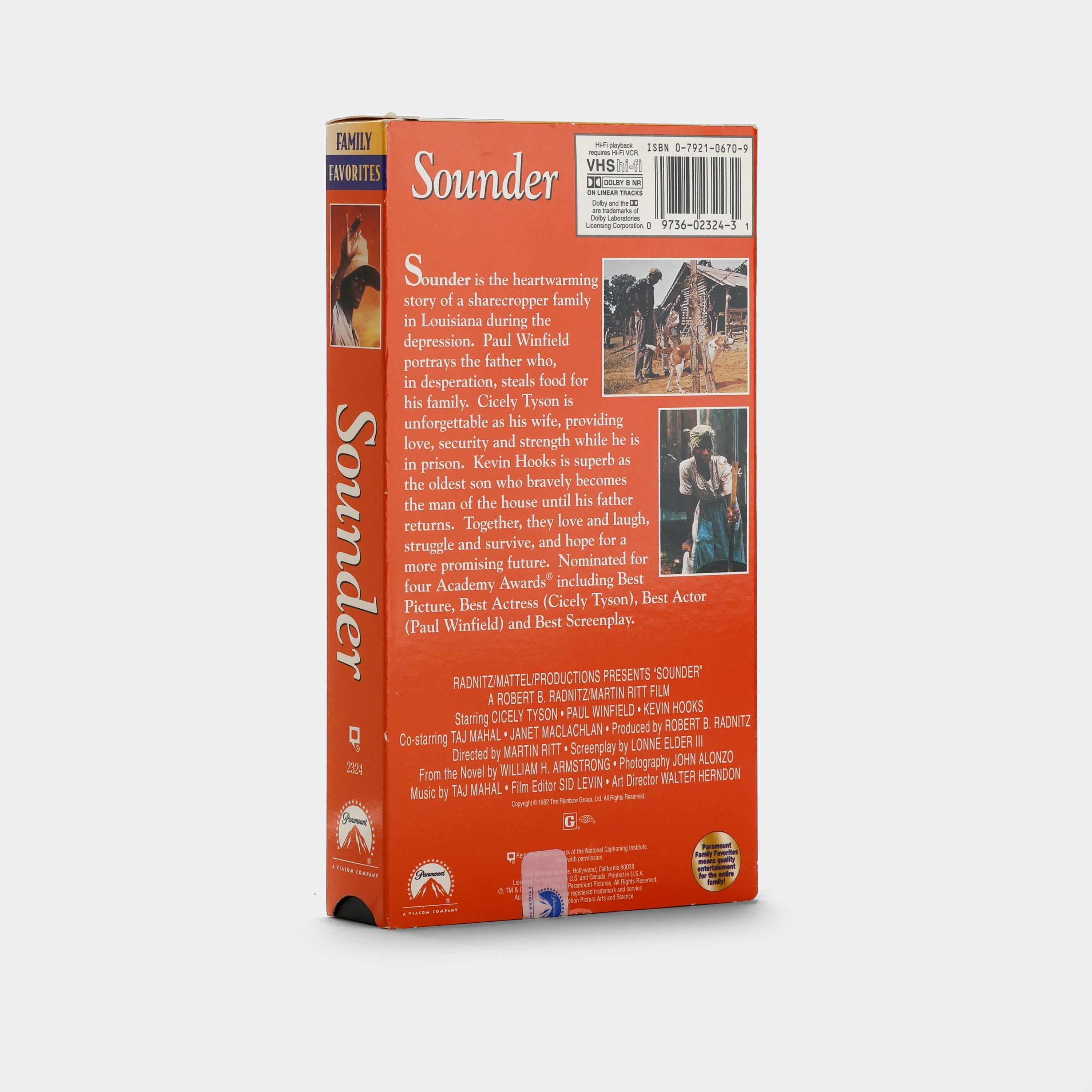 Sounder VHS Tape