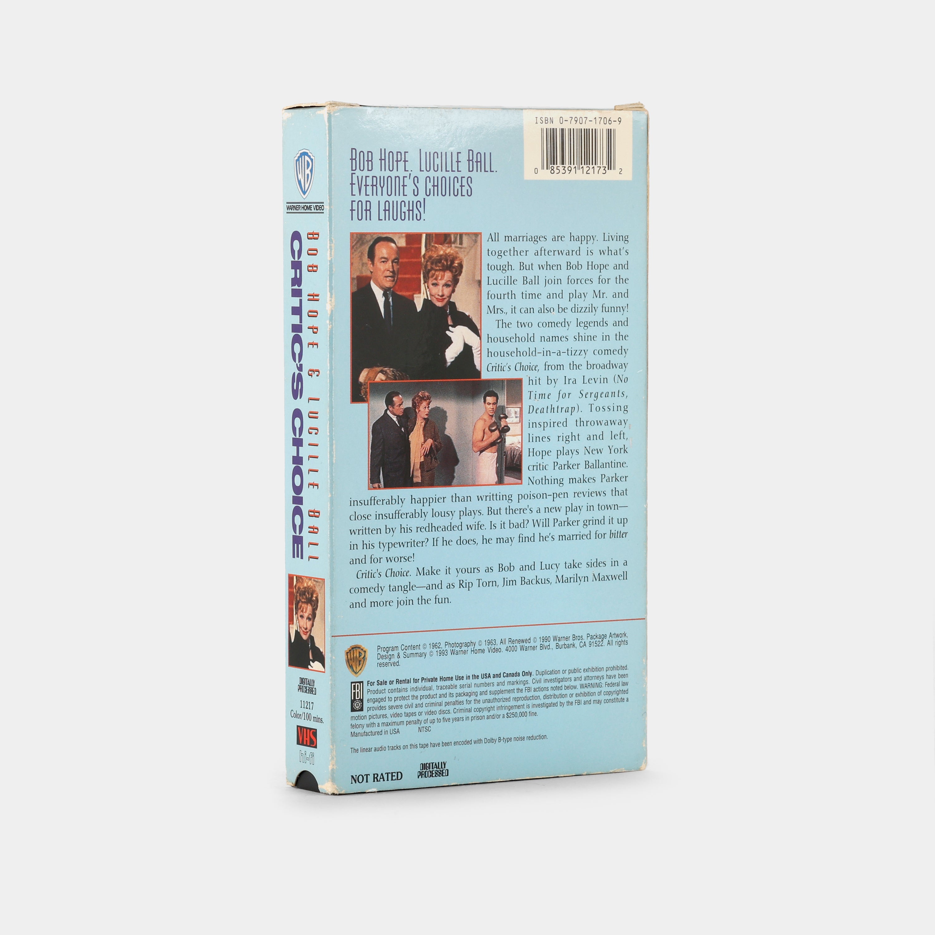 Critic's Choice VHS Tape