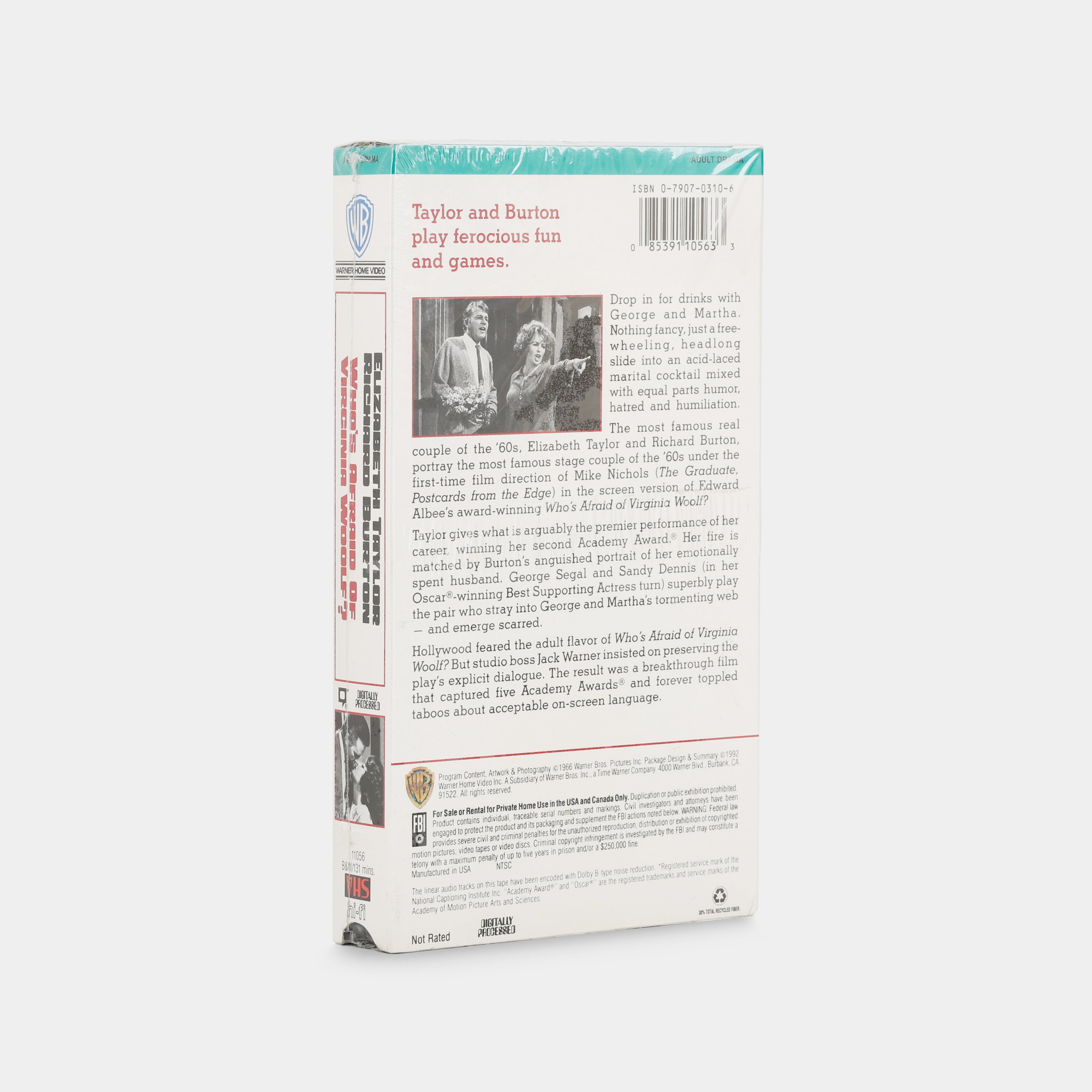 Who's Afraid of Virginia Woolf? (Sealed) VHS Tape