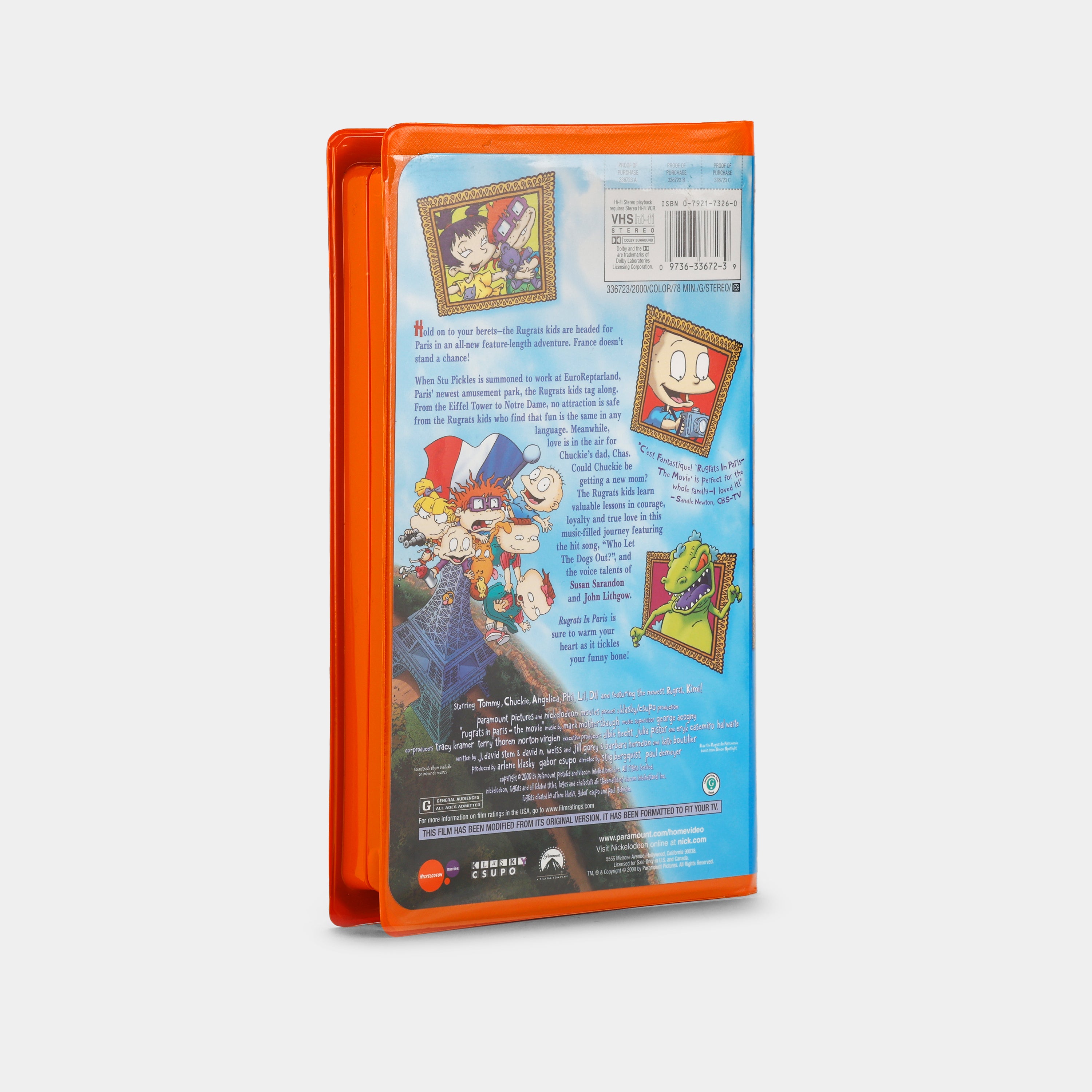 Rugrats in Paris VHS Tape – Retrospekt