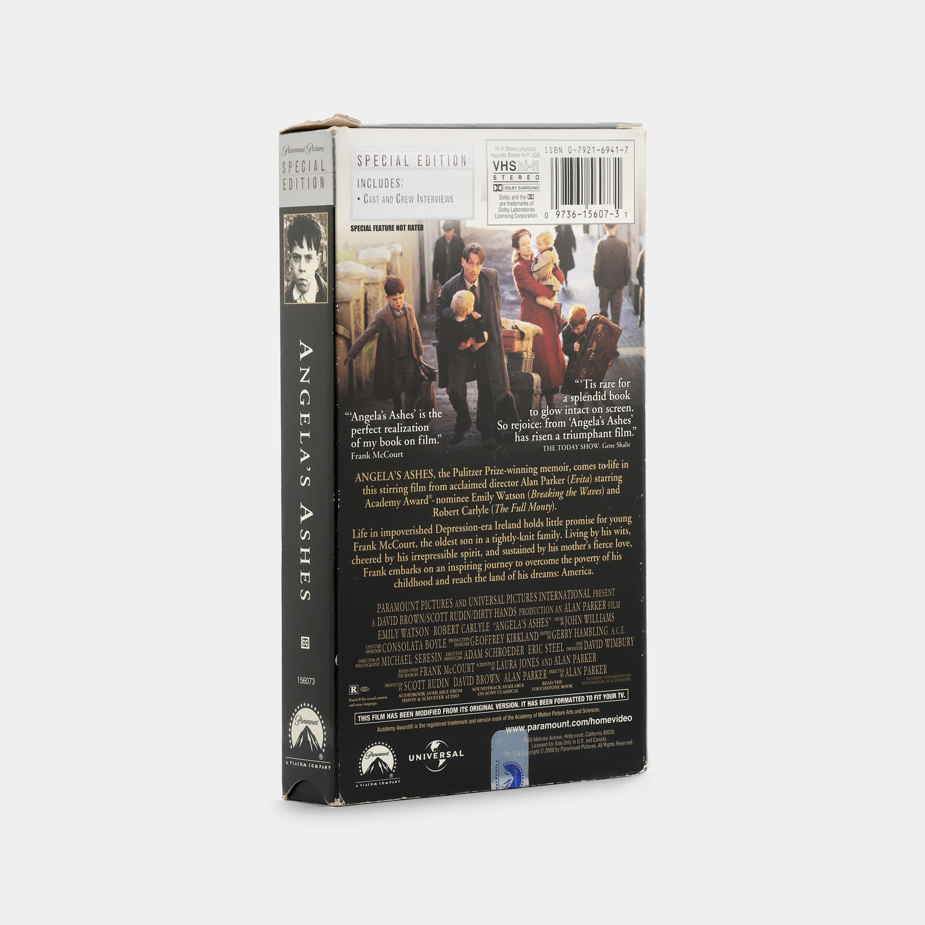 Angela's Ashes (Special Edition) VHS Tape