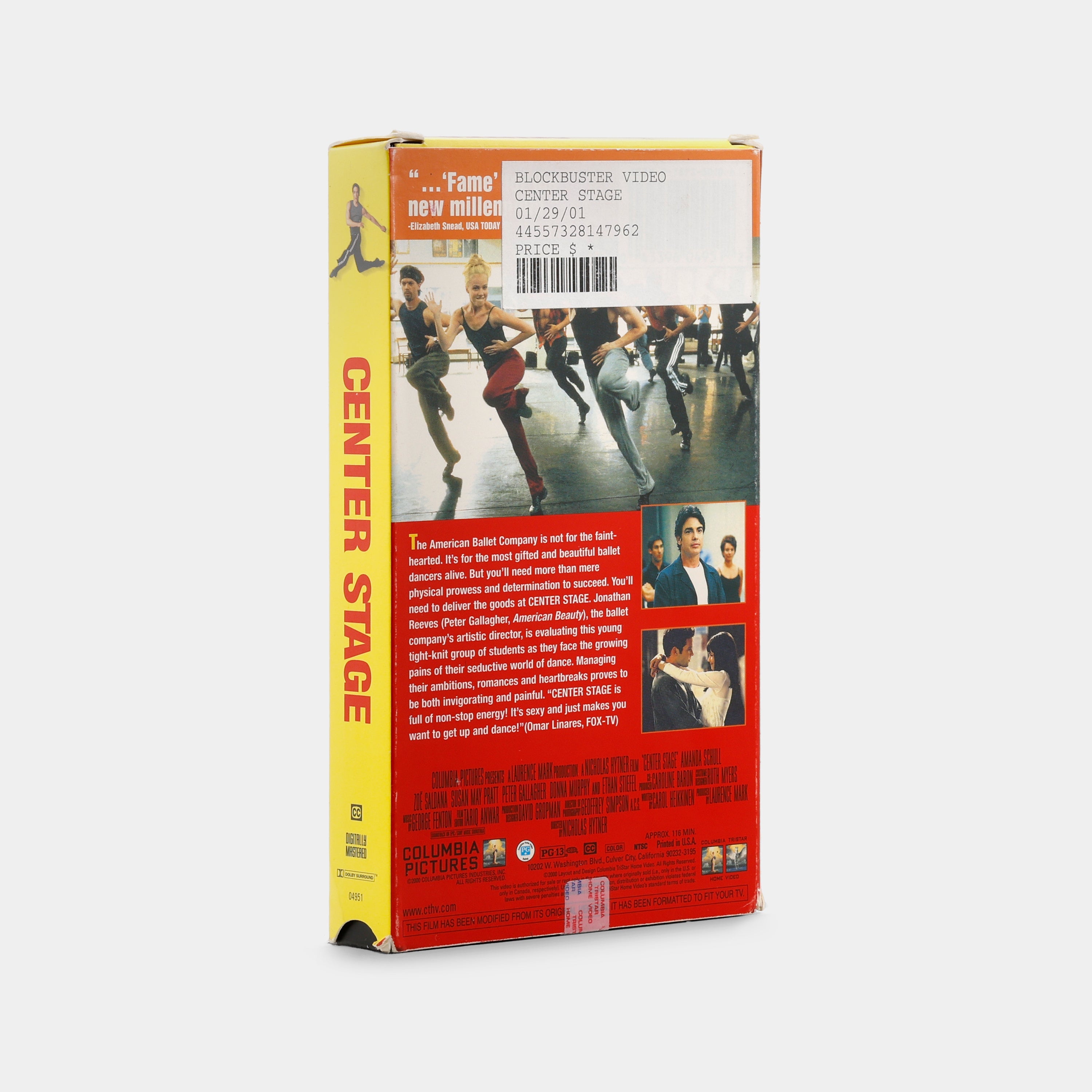 Center Stage VHS Tape