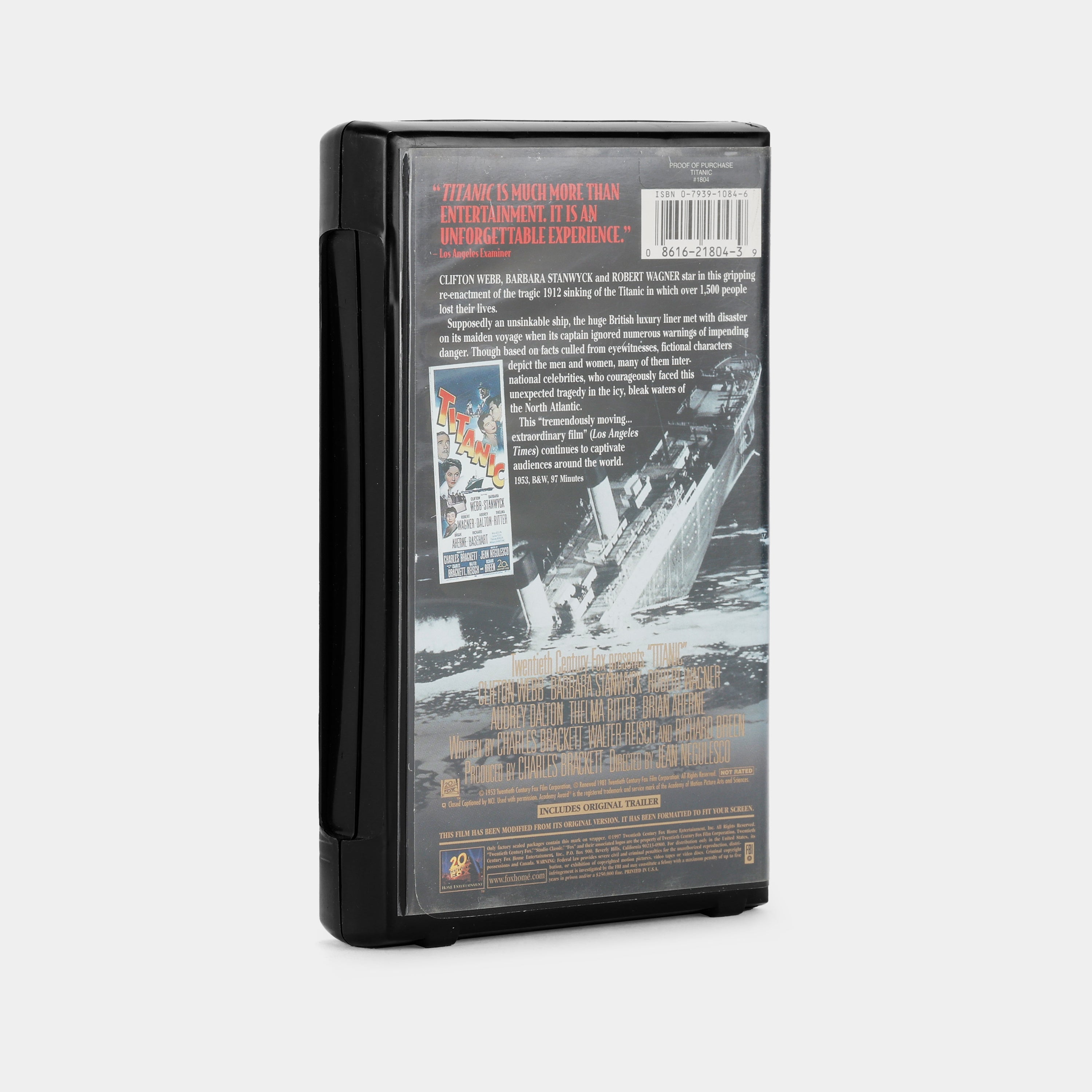 Titanic VHS Tape