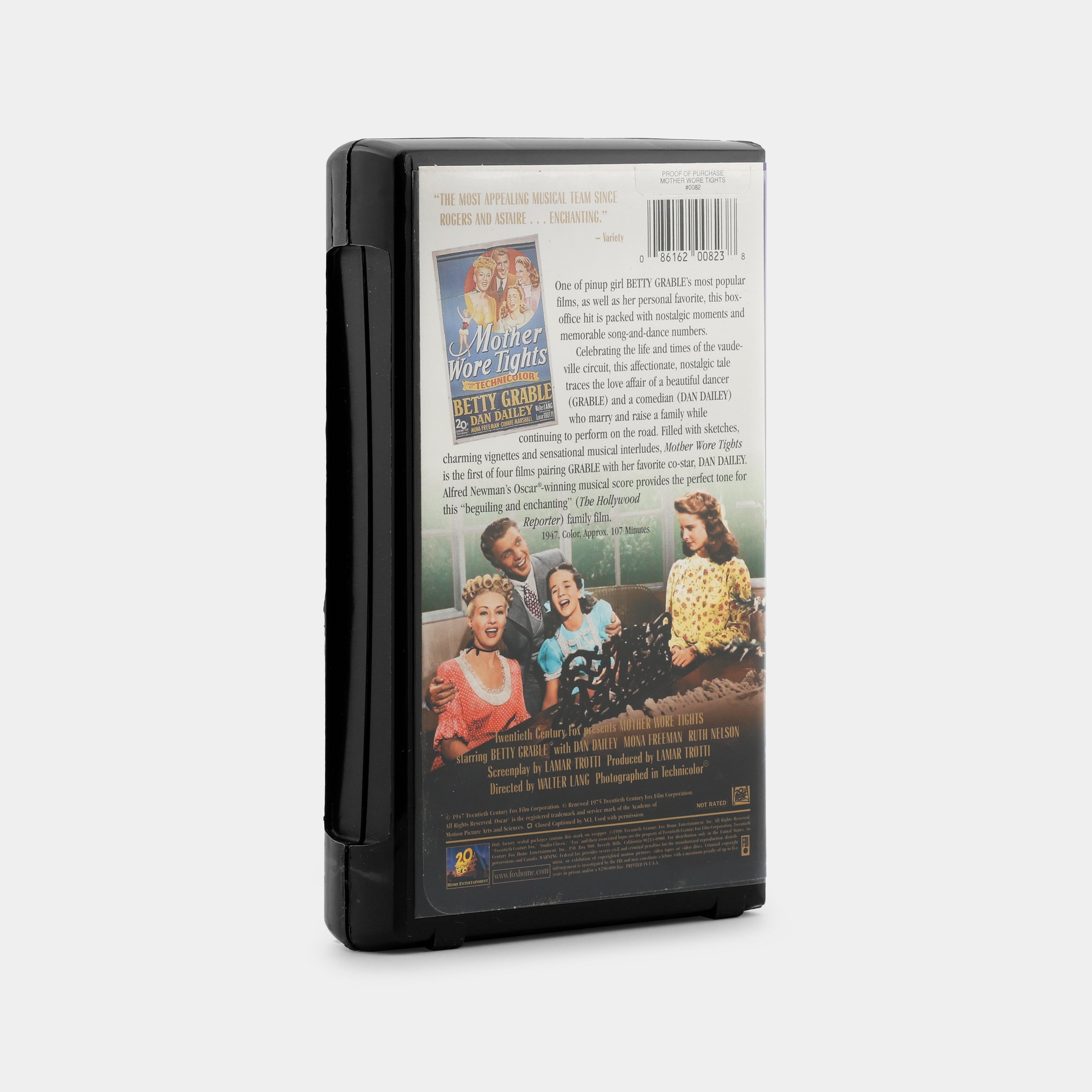 Mother Wore Tights VHS Tape