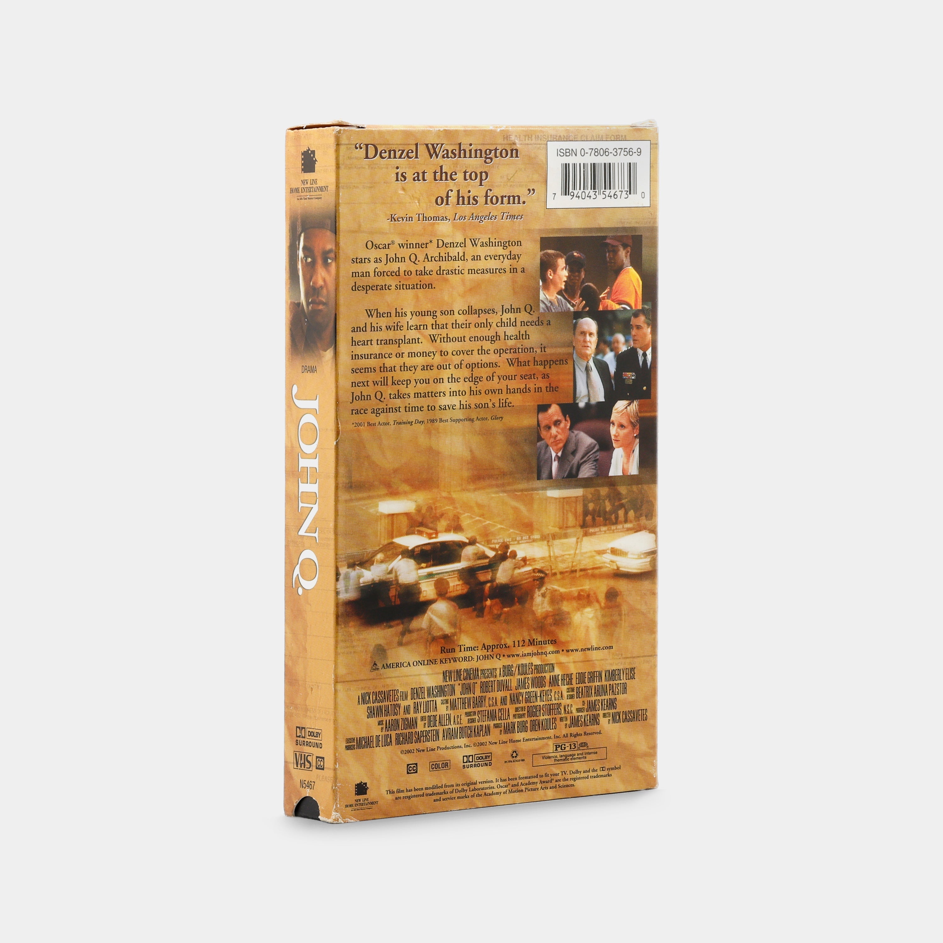 John Q. VHS Tape
