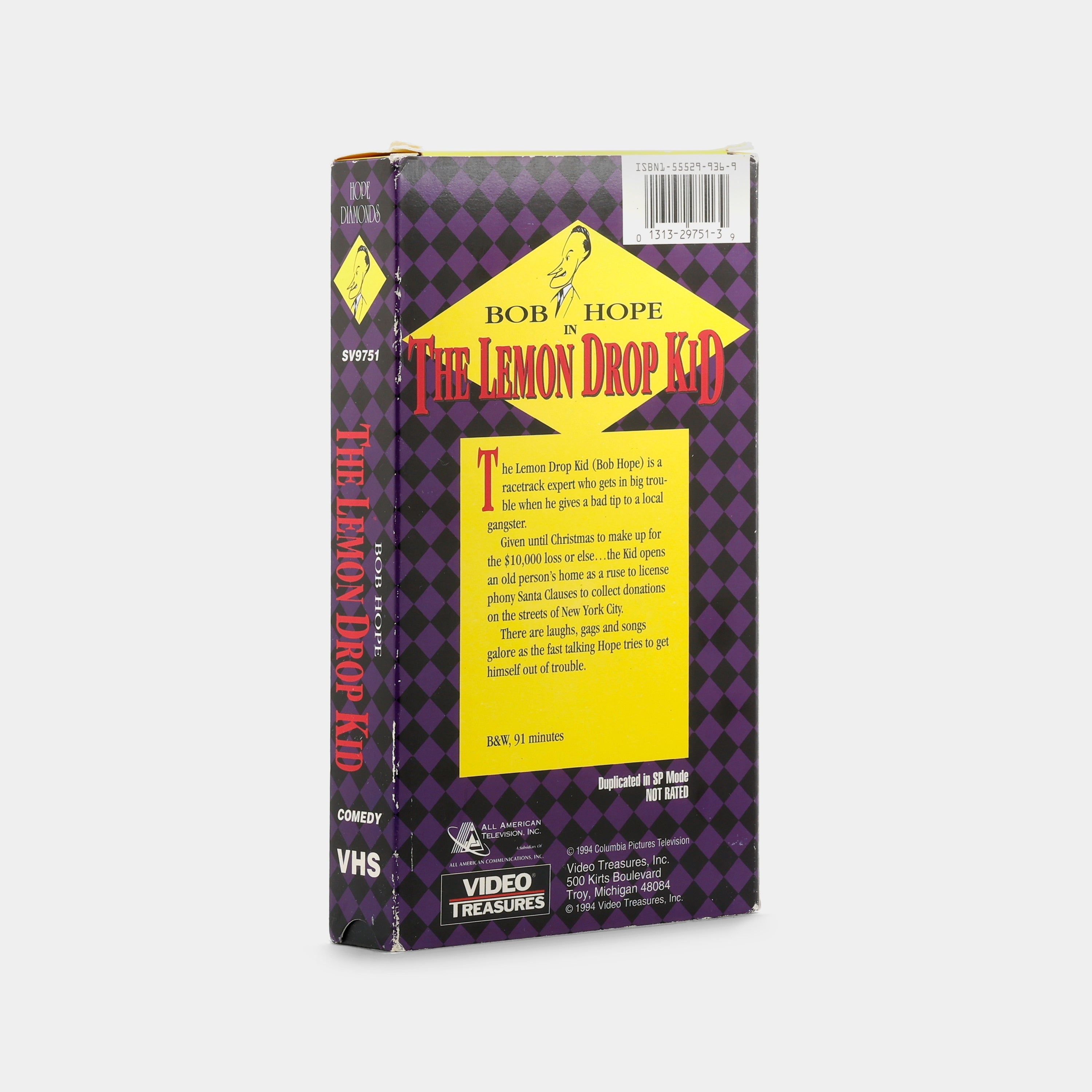 The Lemon Drop Kid VHS Tape