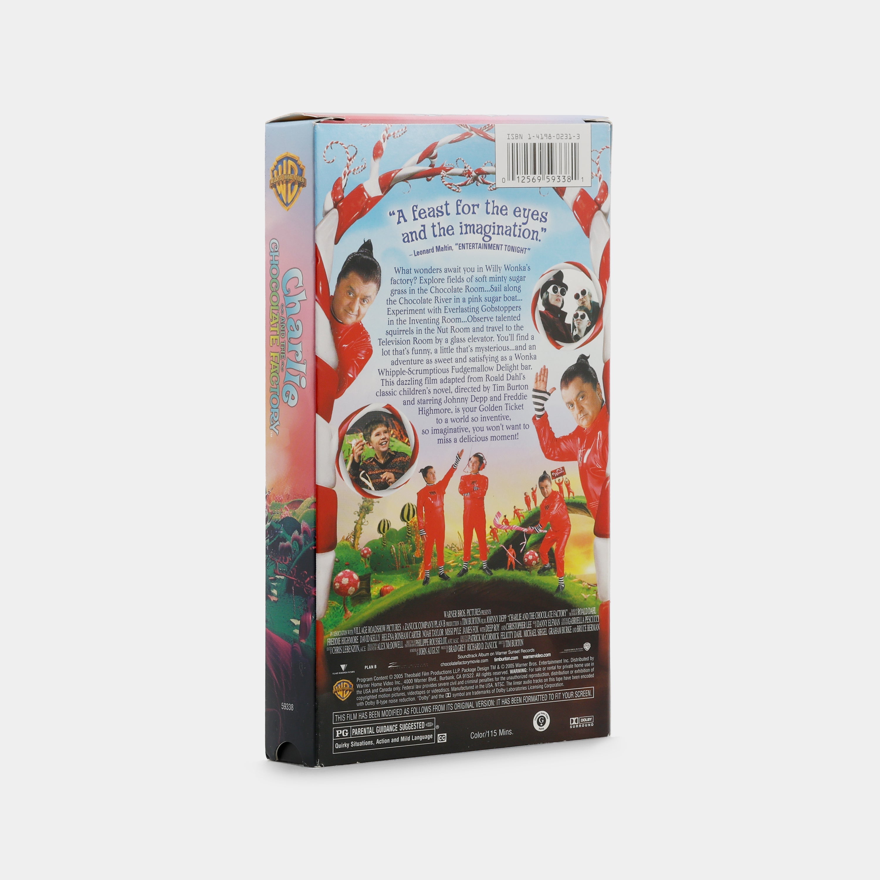 Charlie and the Chocolate Factory VHS Tape