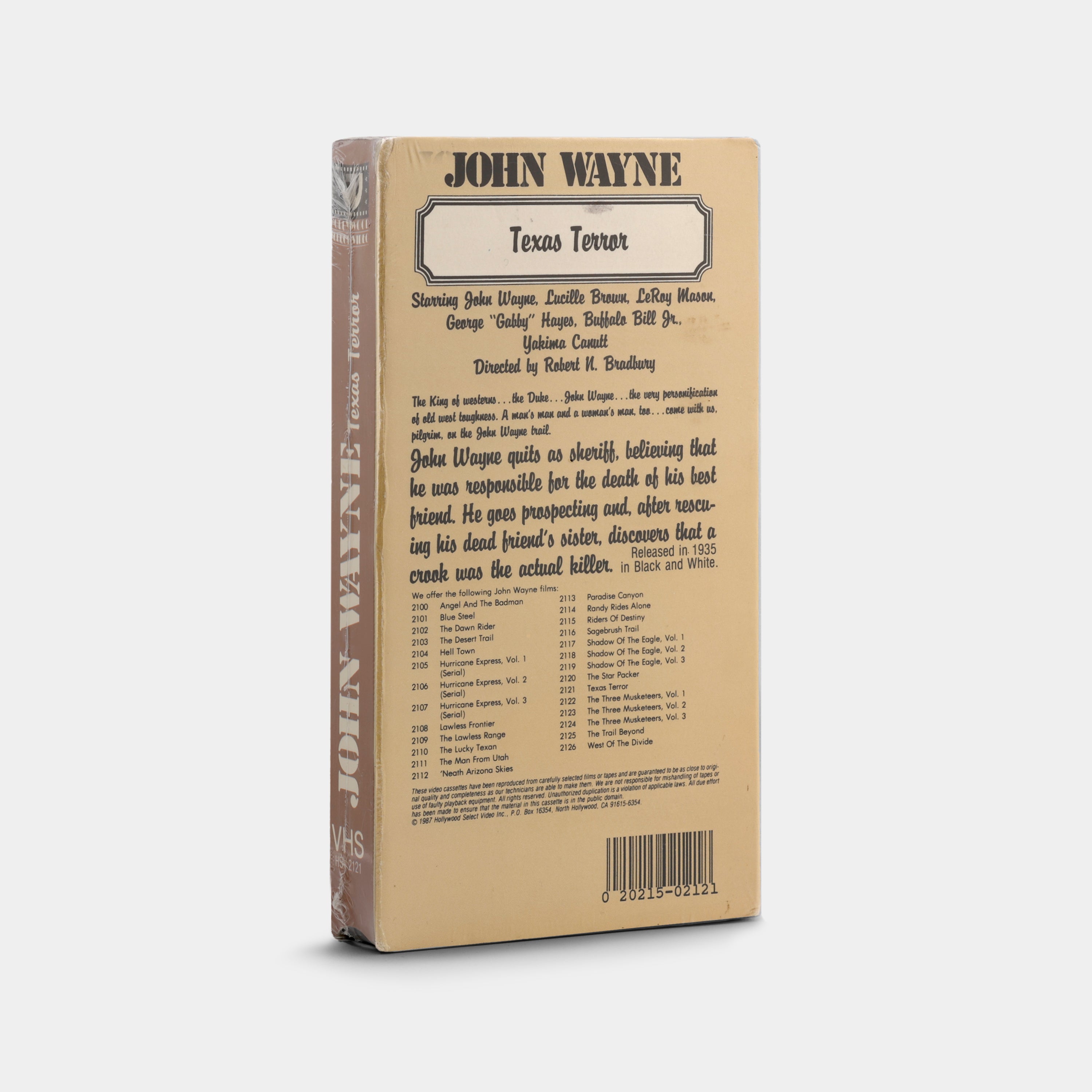 Texas Terror (Sealed) VHS Tape