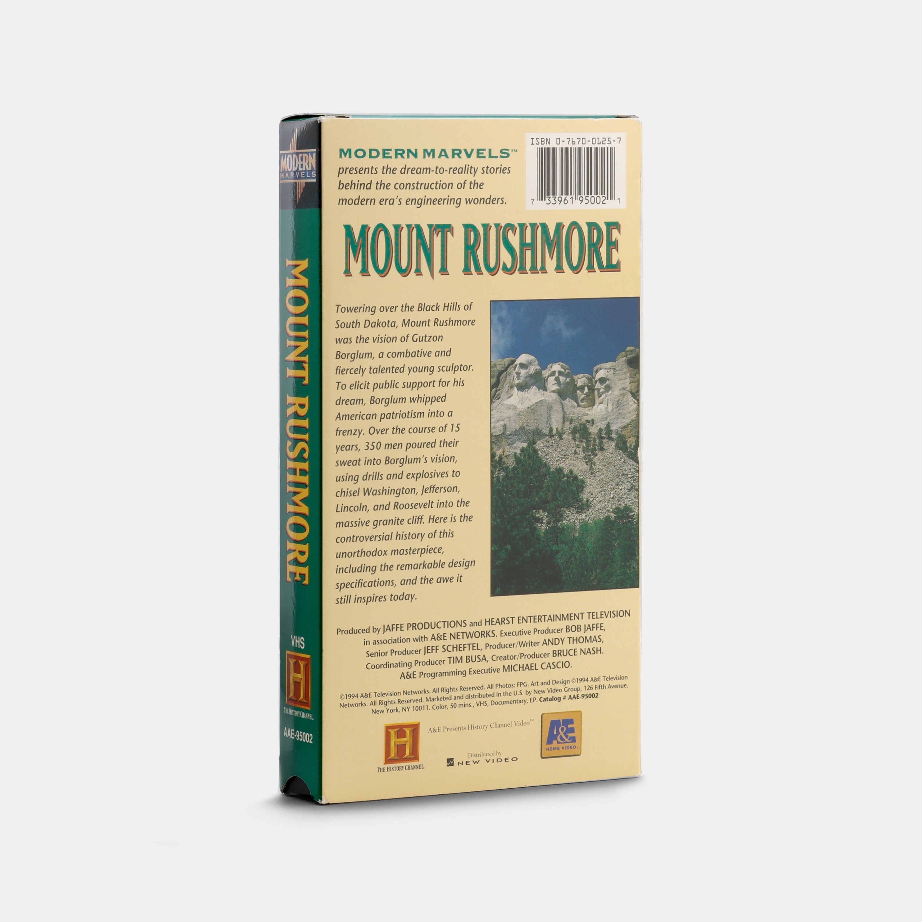 Modern Marvels: Mount Rushmore VHS Tape