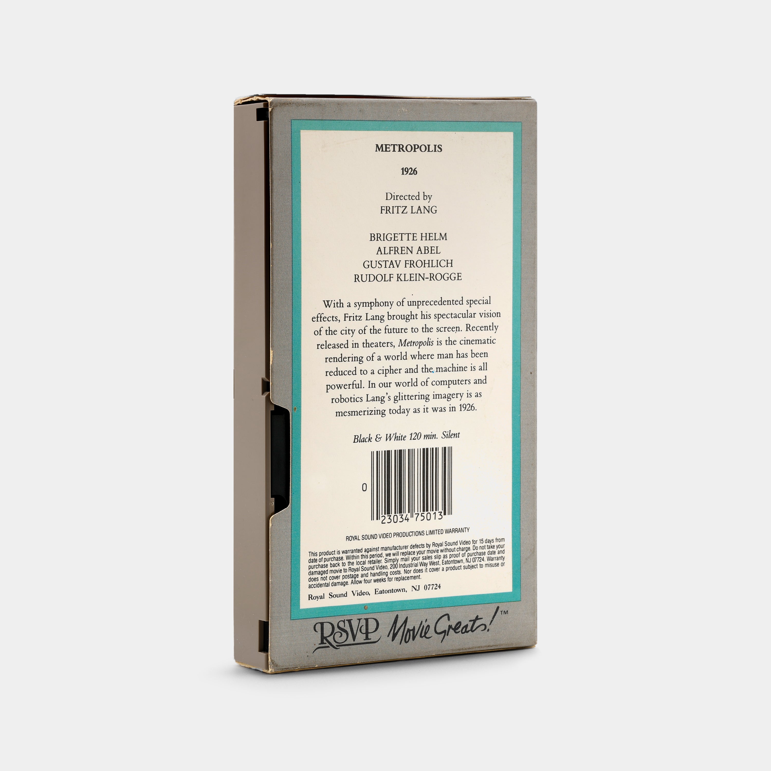 Metropolis VHS Tape