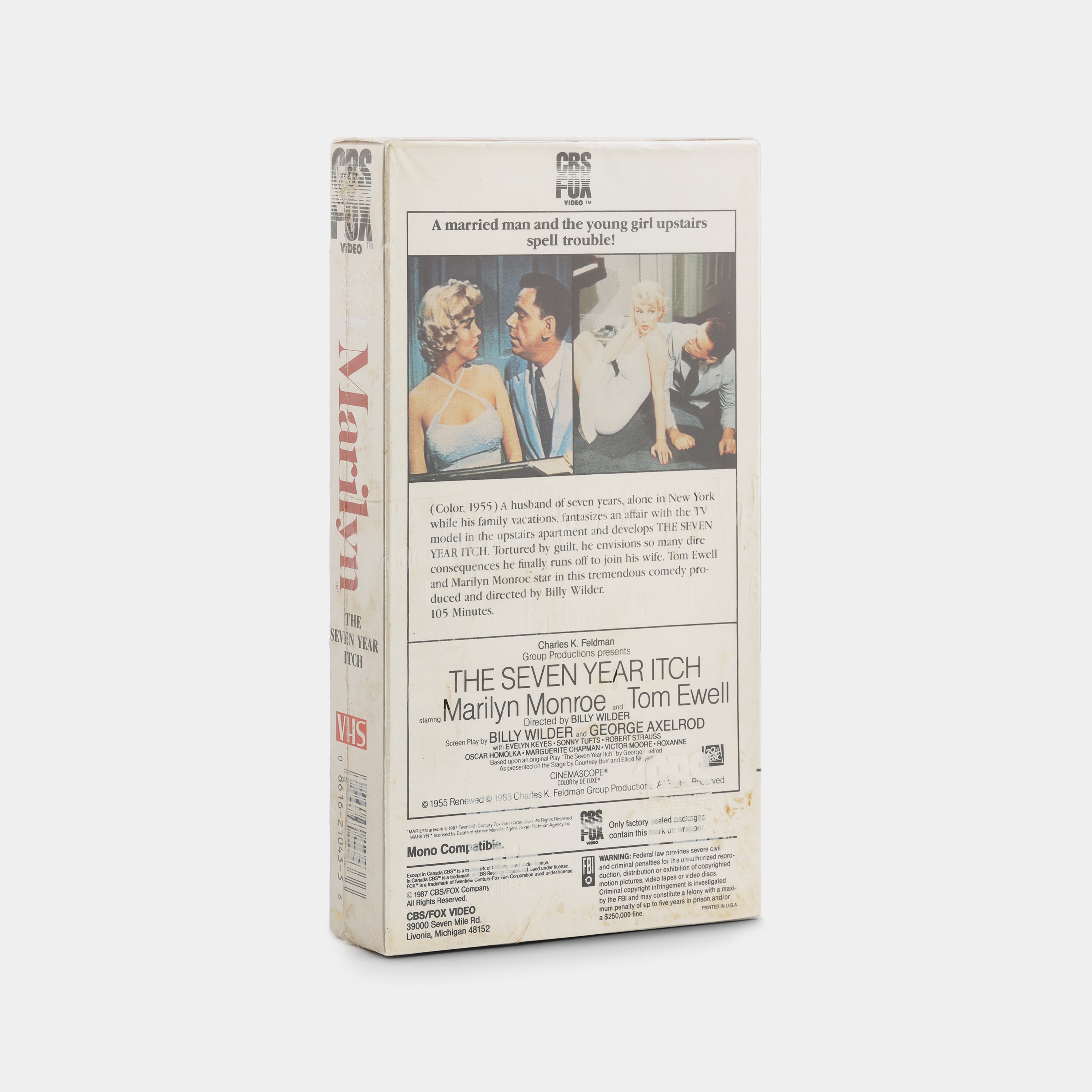 The Seven Year Itch (Sealed) VHS Tape