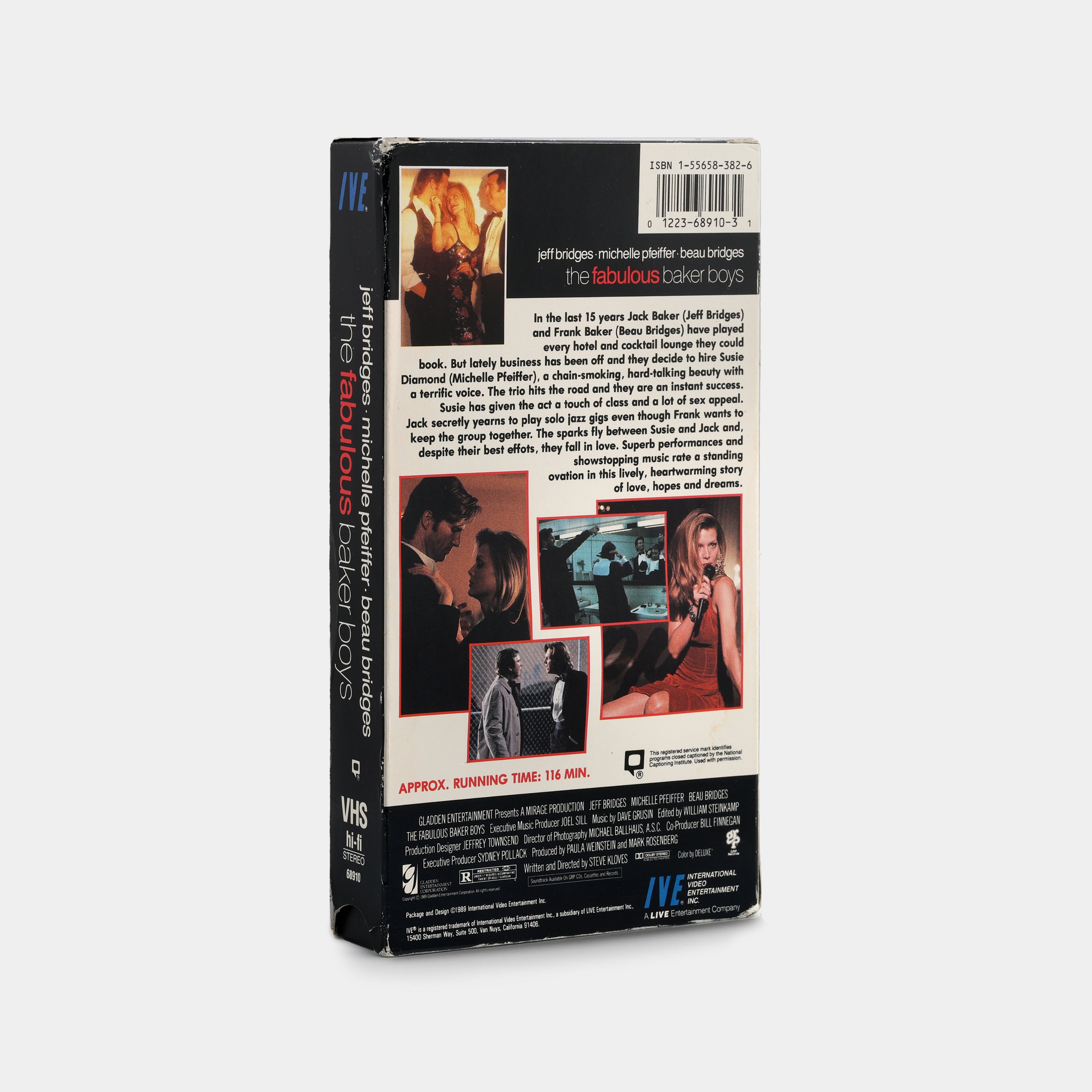 The Fabulous Baker Boys VHS Tape