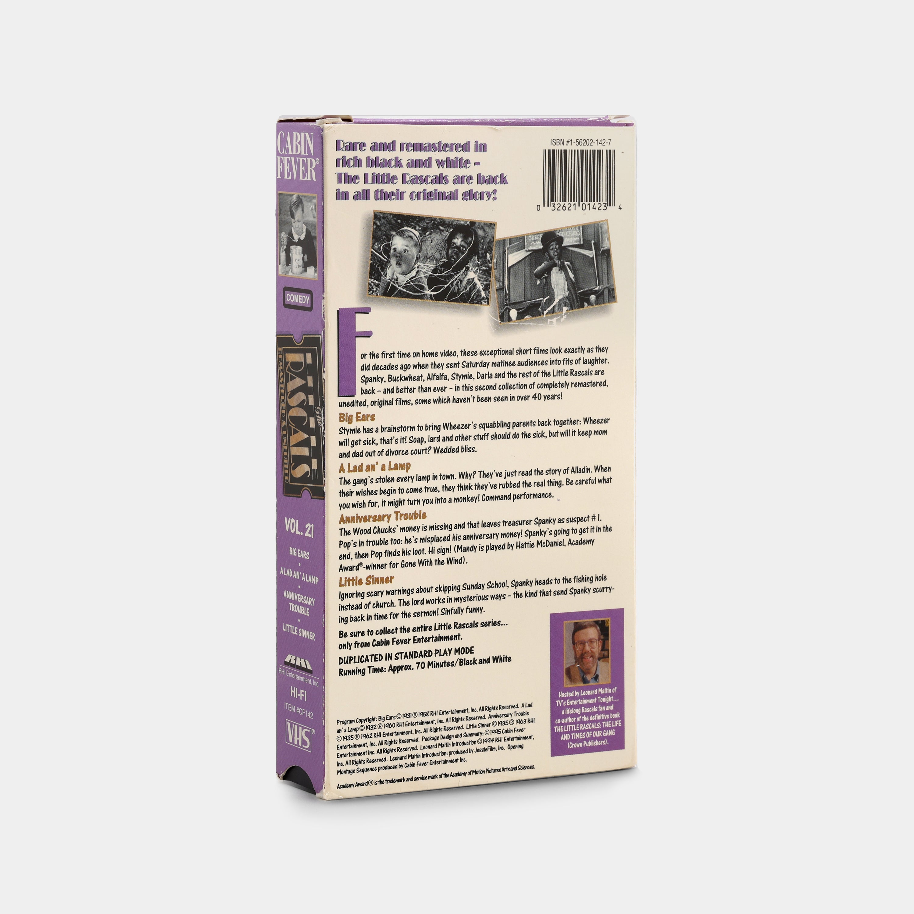 The Little Rascals: Remastered & Unedited Vol. 21 VHS Tape