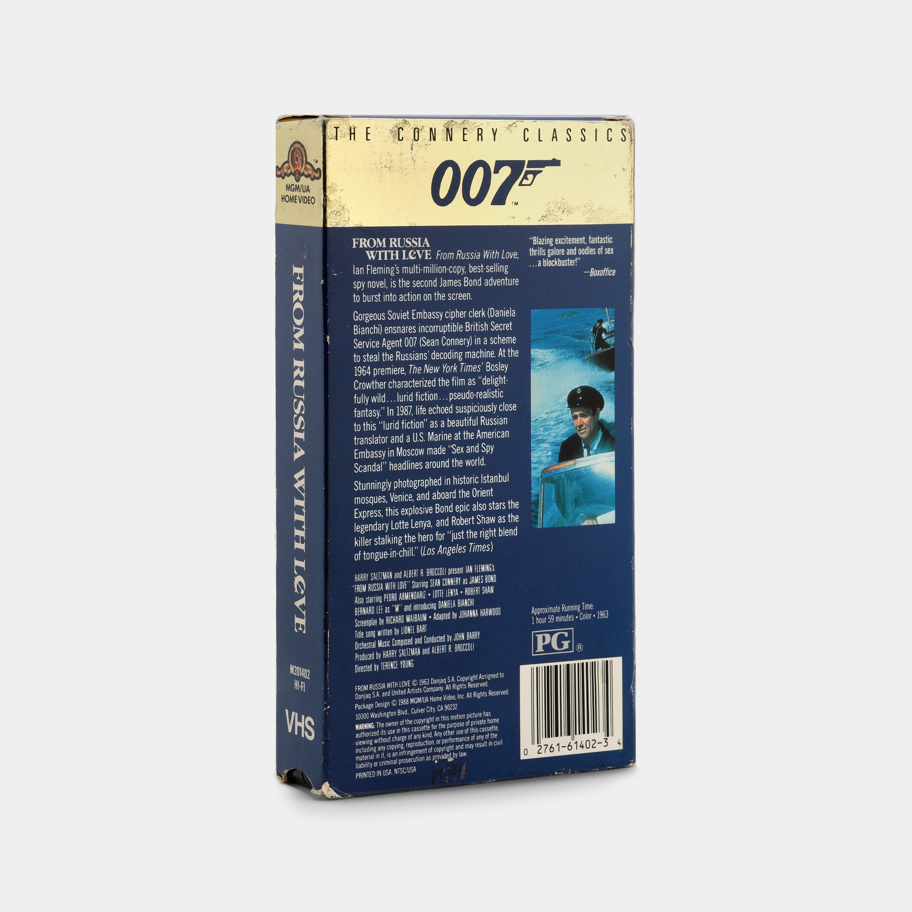 From Russia with Love VHS Tape