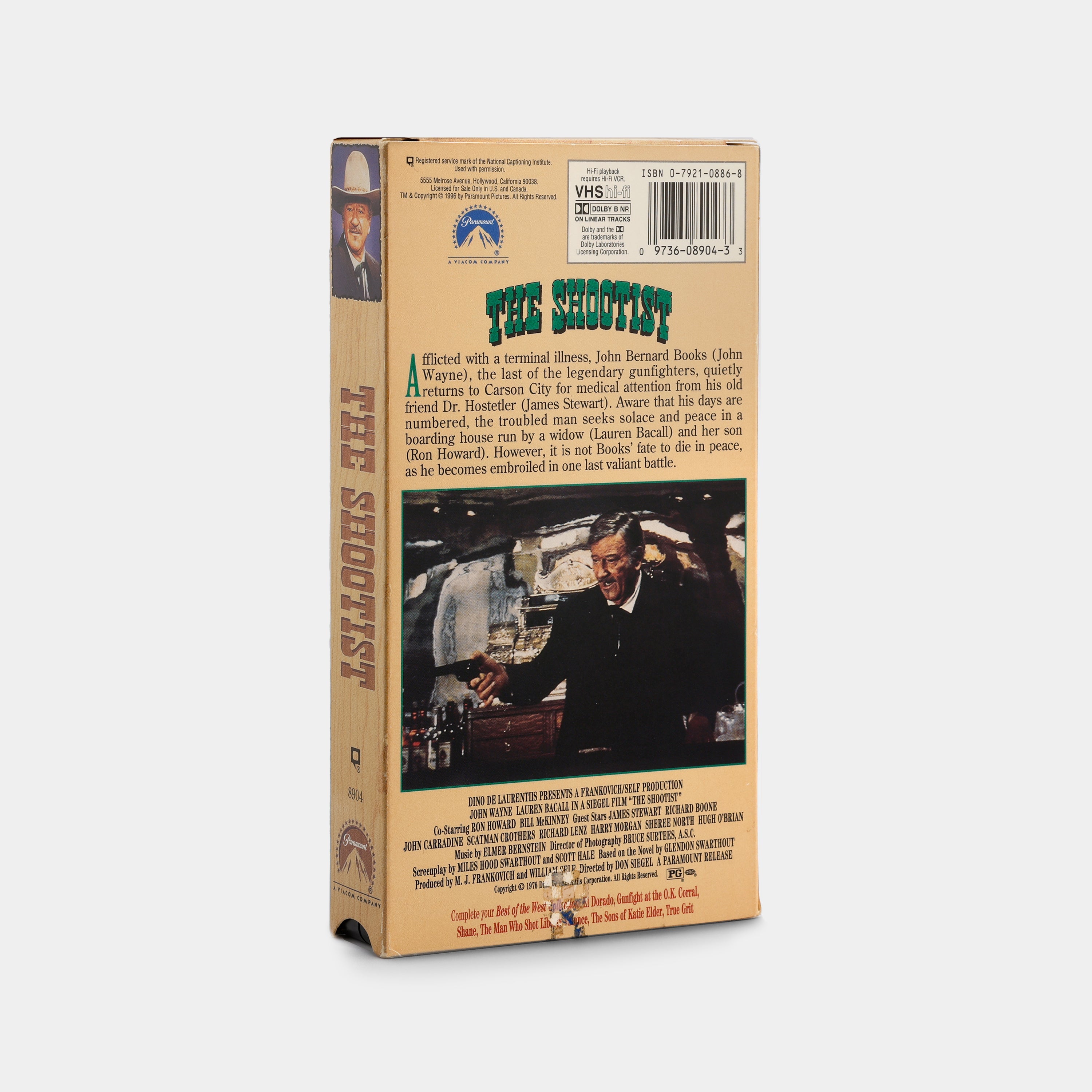 The Shootist VHS Tape