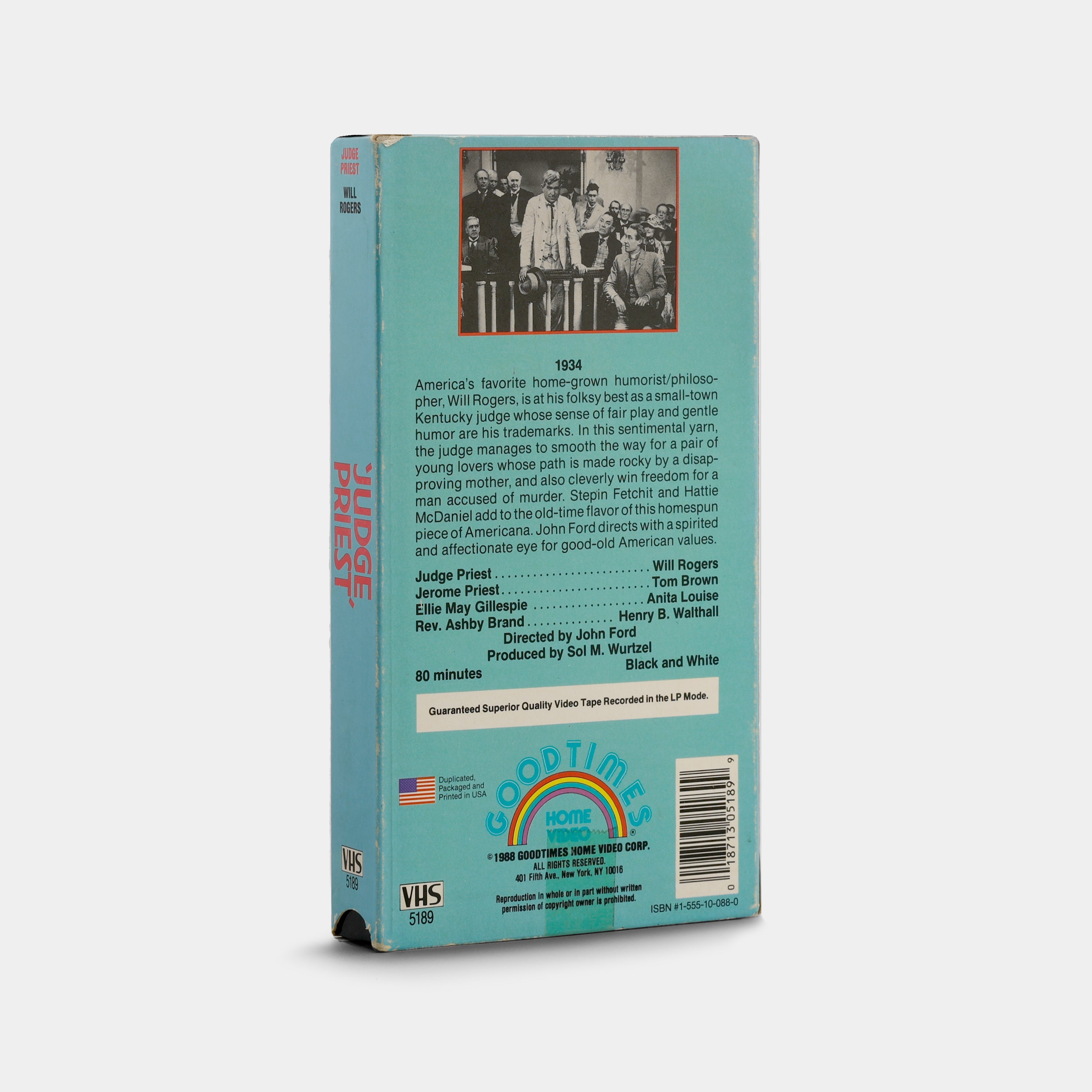 Judge Priest VHS Tape