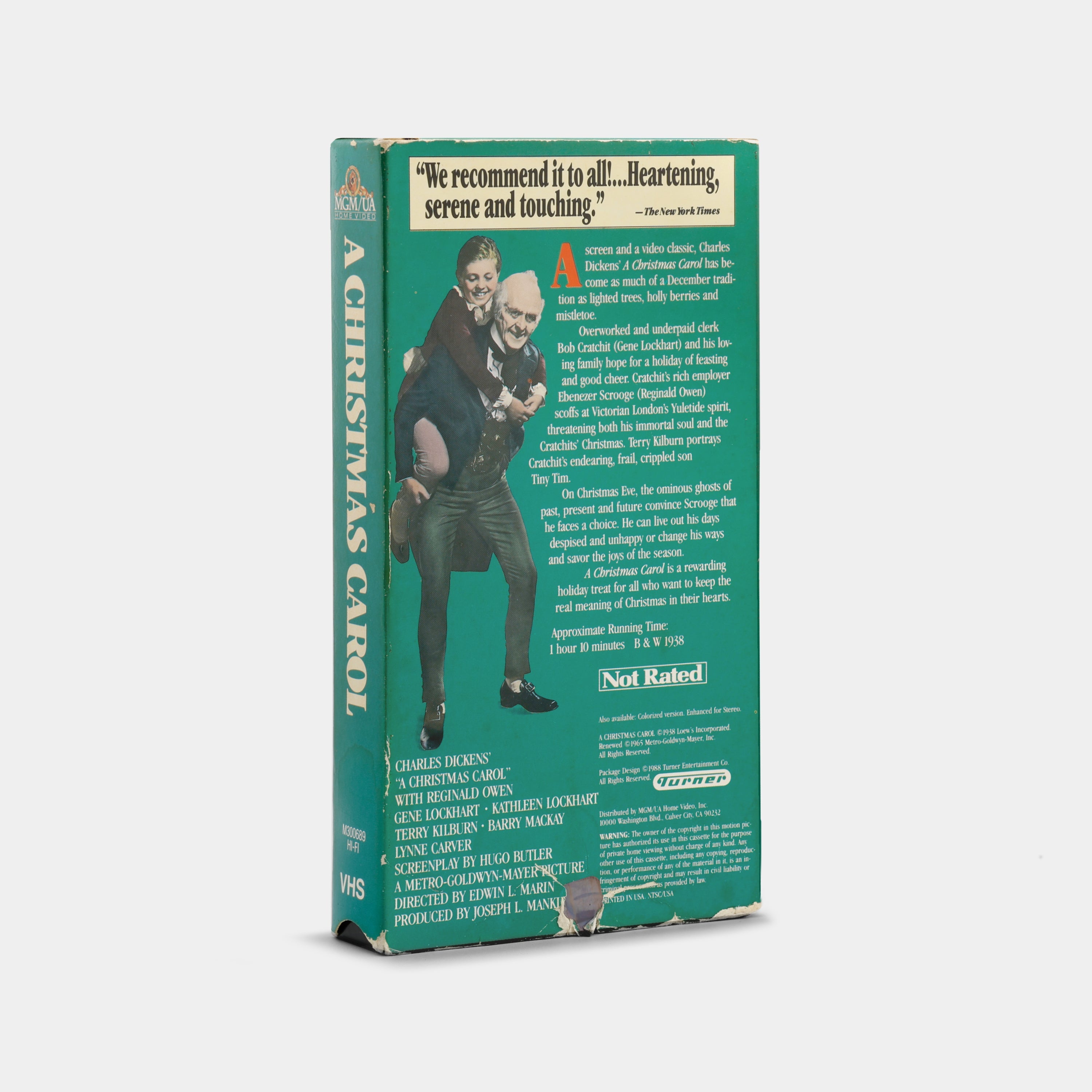 A Christmas Carol VHS Tape