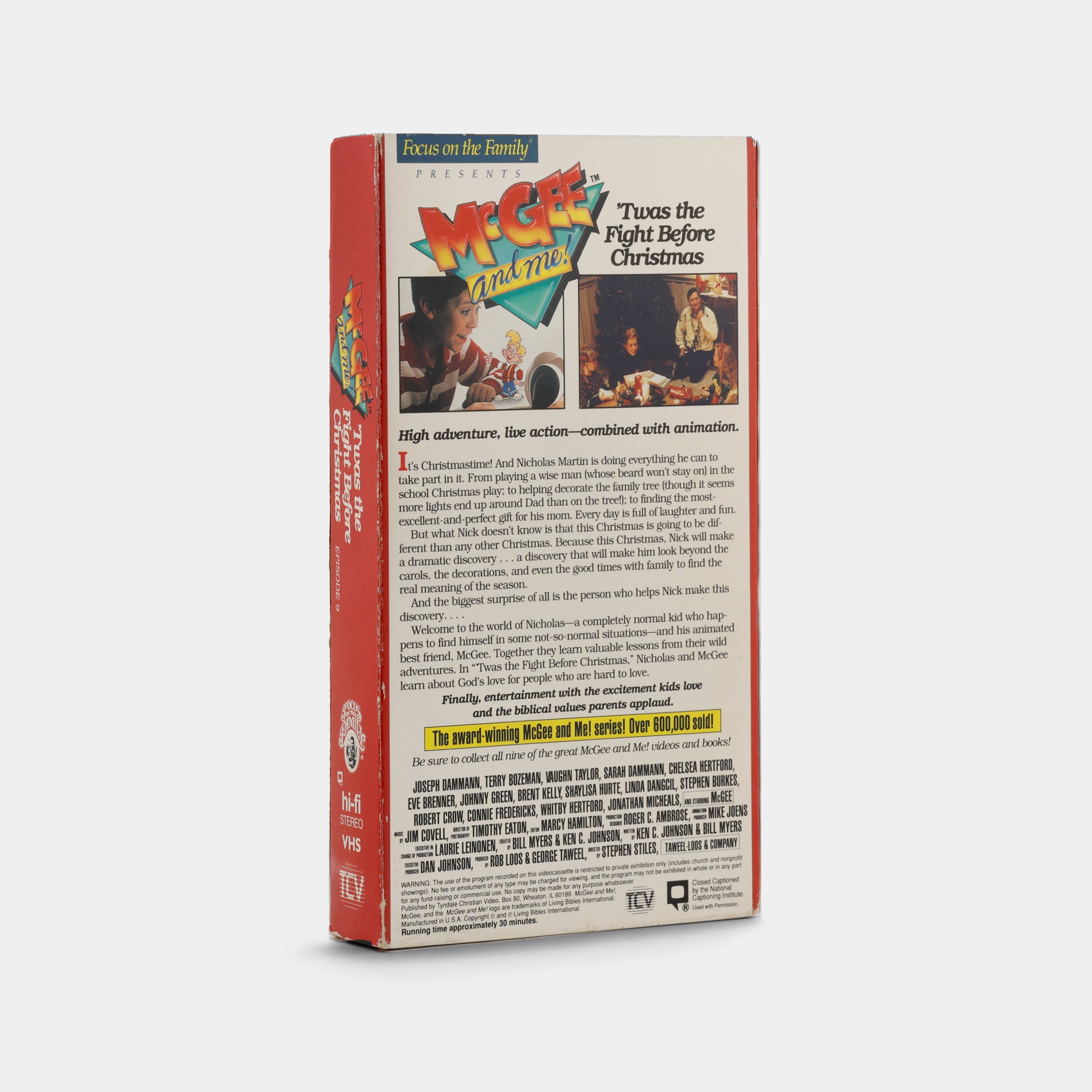 McGee and Me!: 'Twas the Fight Before Christmas VHS Tape