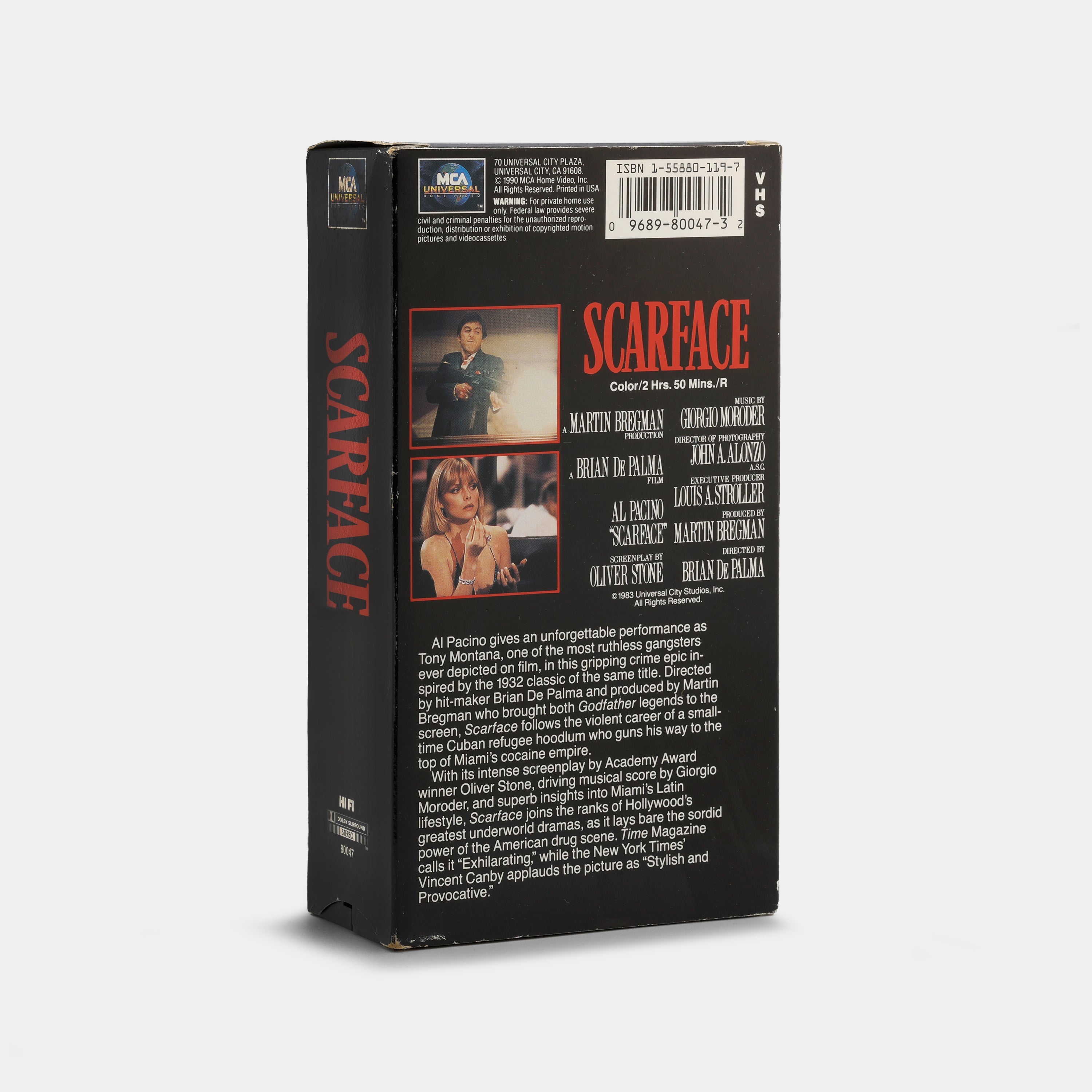Scarface VHS Tape Set
